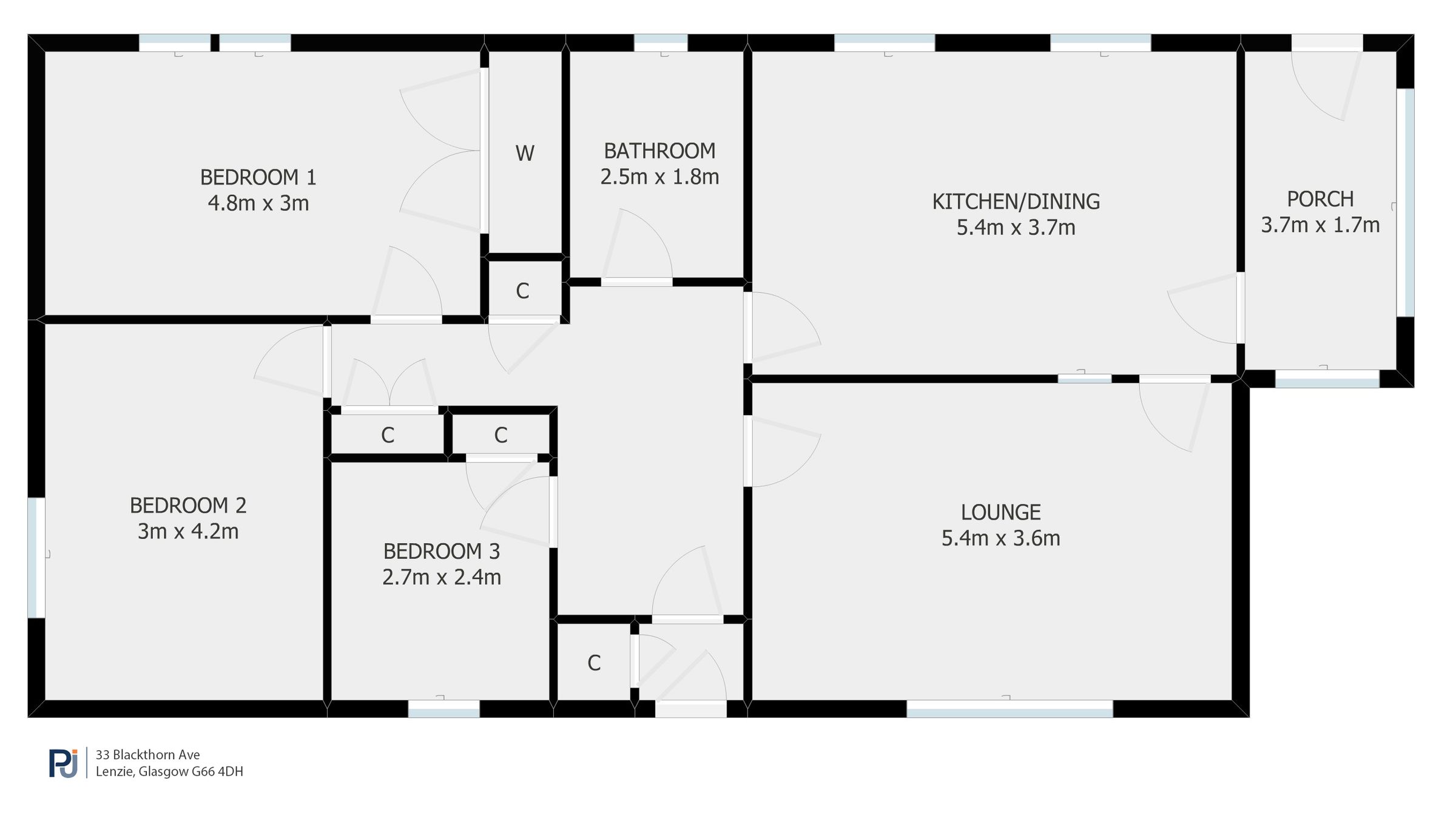 3 bed bungalow for sale in Blackthorn Avenue, Lenzie, Kirkintilloch