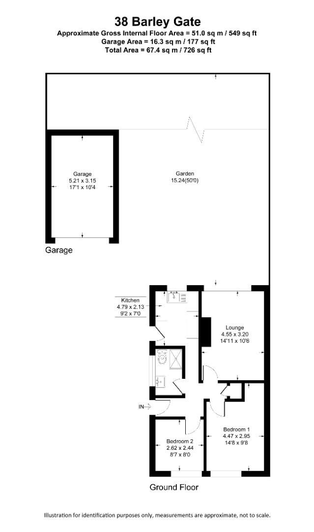 2 bed semidetached bungalow for sale in Barley Gate, Leven, Beverley