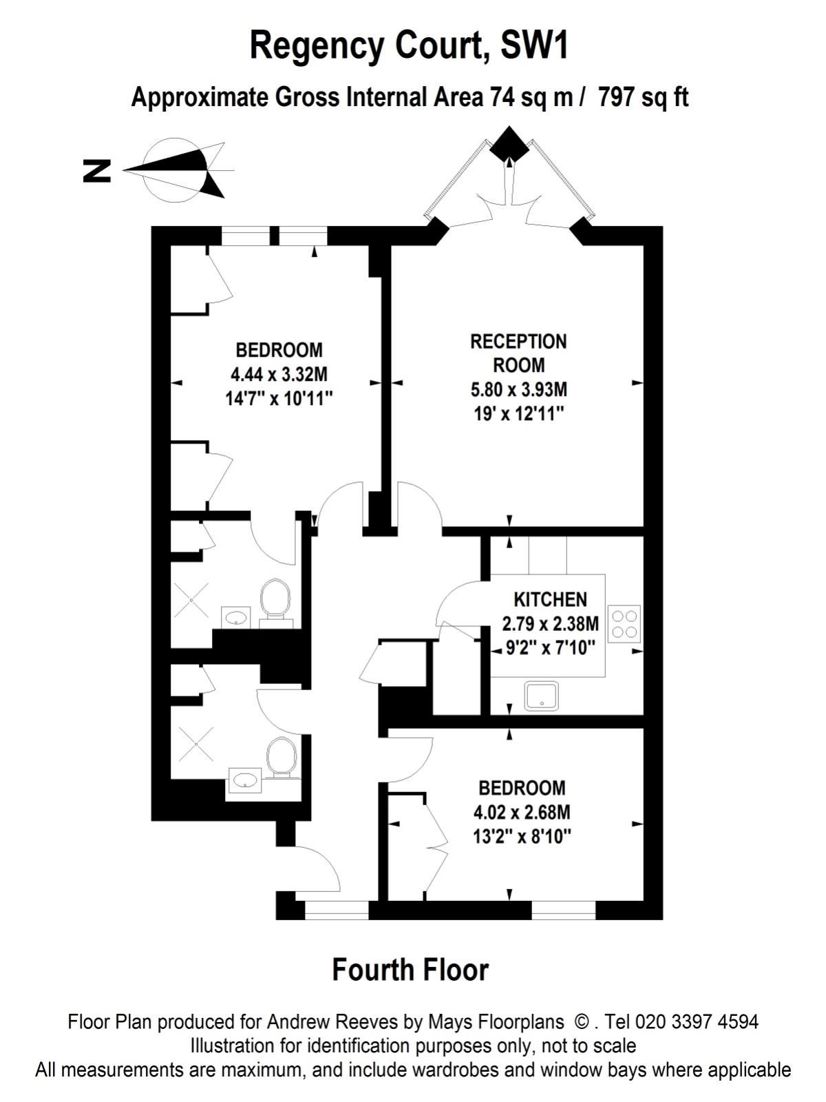 2 bed flat to rent in Regency Court 410, Regency Street, London SW1P