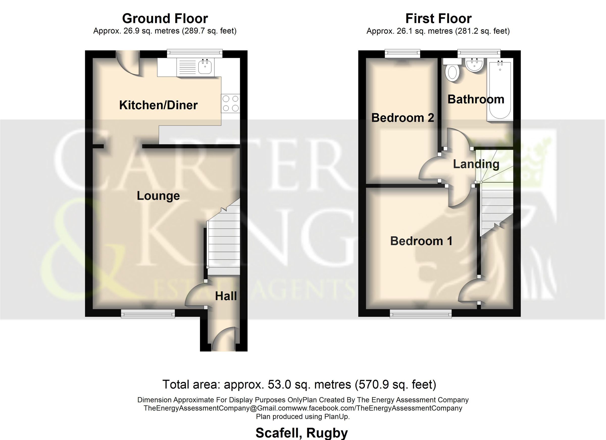 2 bed end terrace house for sale in Scafell, Brownsover, Rugby CV21