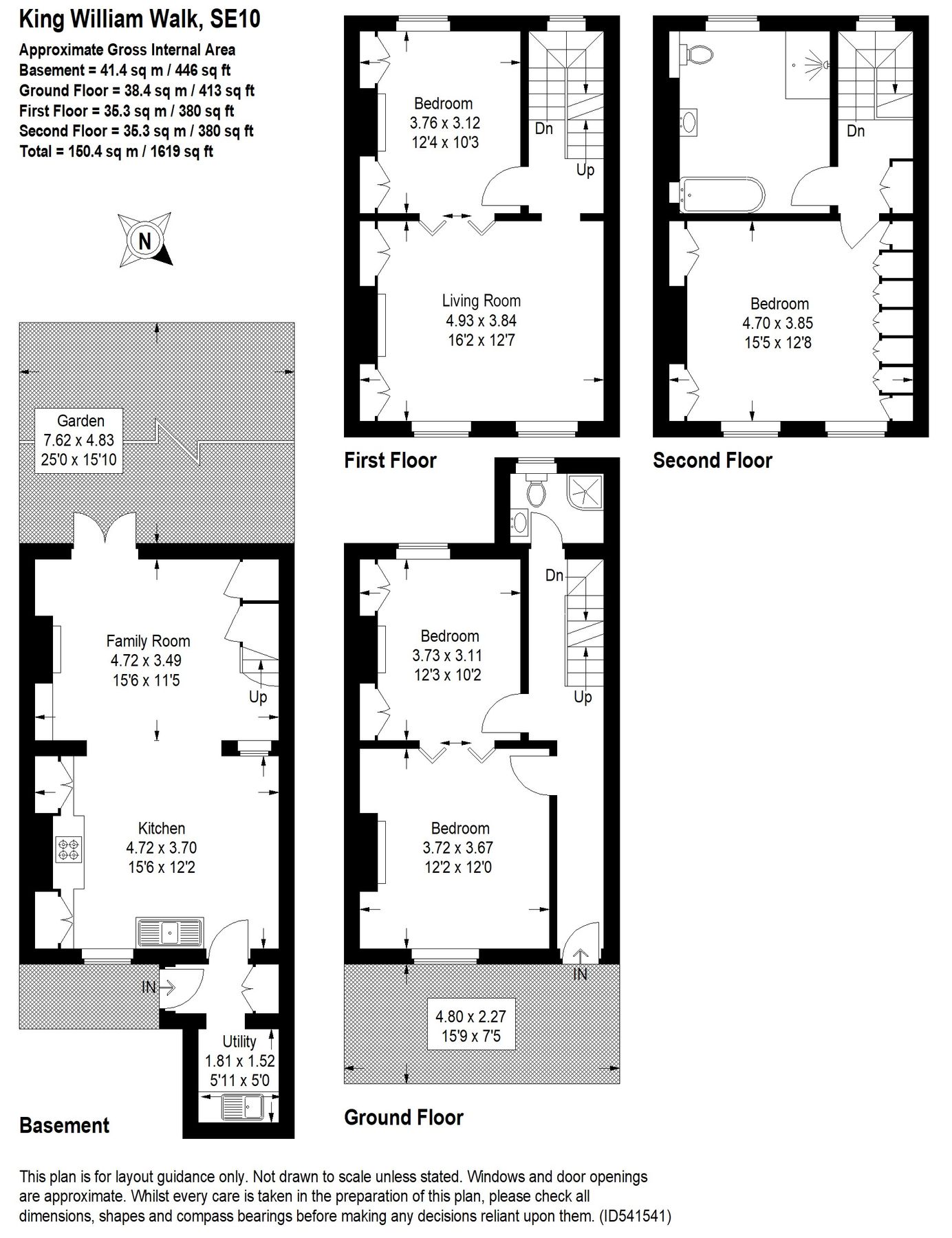 4 bed terraced house for sale in King William Walk, London SE10 Zoopla