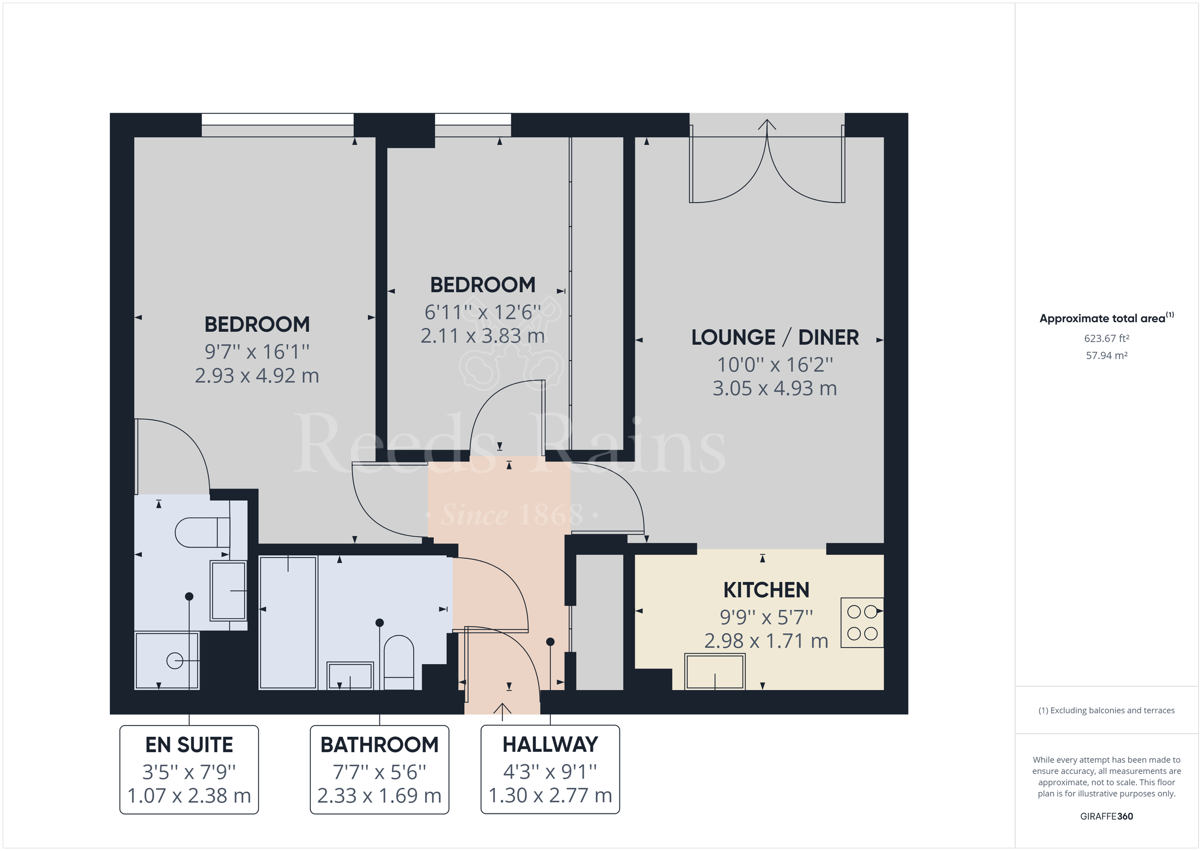 2 bed flat for sale in Esparto Way, South Darenth, Dartford, Kent DA4