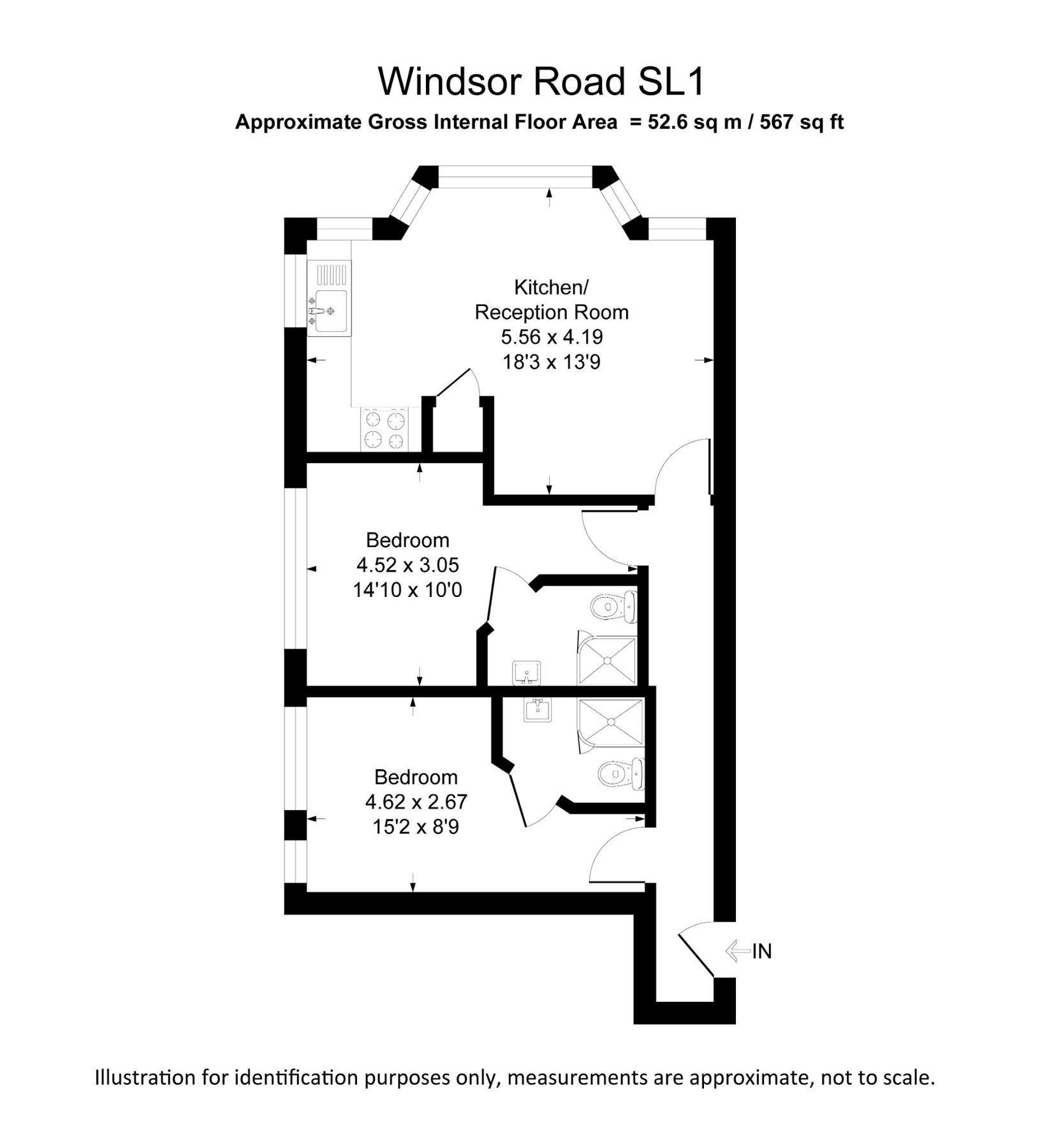 2 bed flat for sale in Windsor Road, Slough SL1 Zoopla