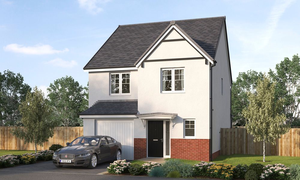 New home, 4 bed detached house for sale in Langholm, Newlands Road