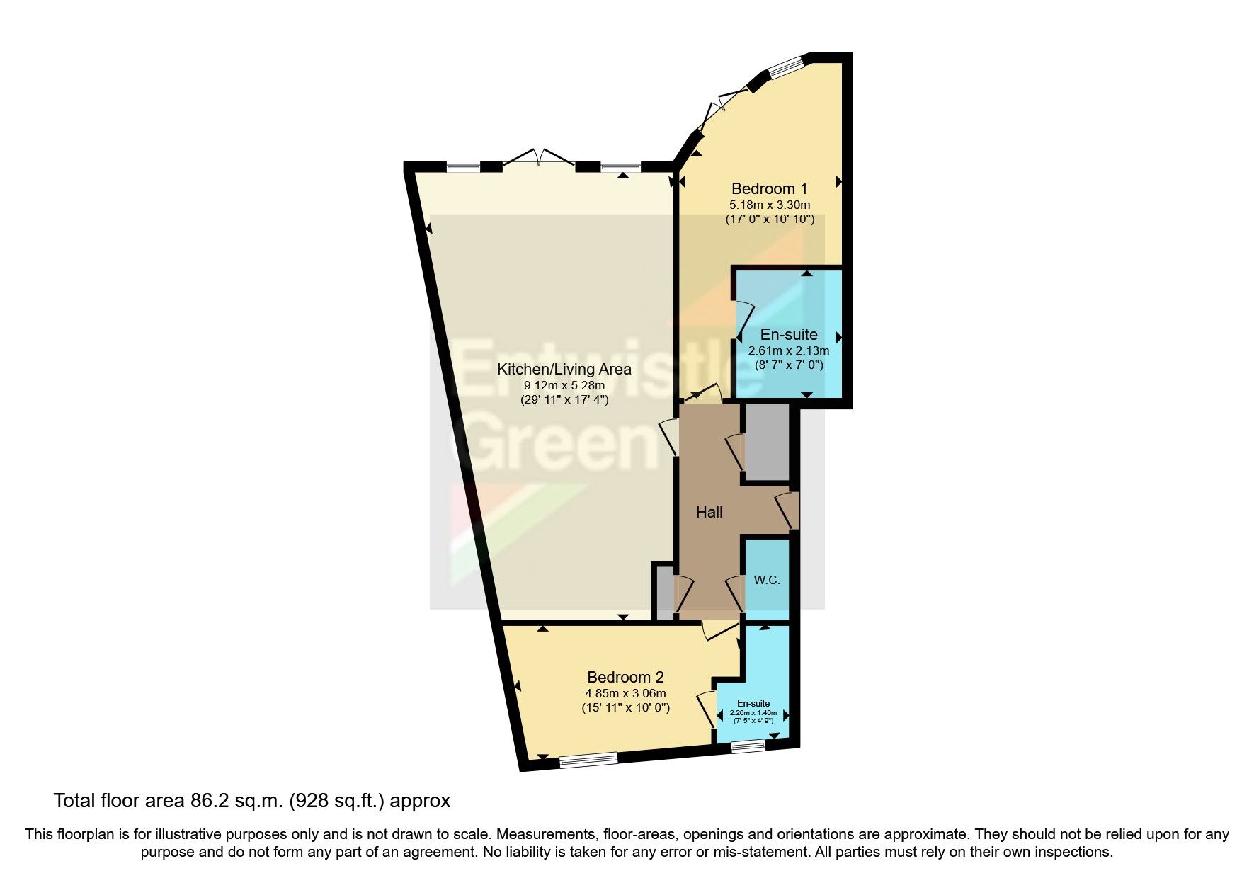 New home, 2 bed flat for sale in Salt Marsh Lane, Hambleton, PoultonLe
