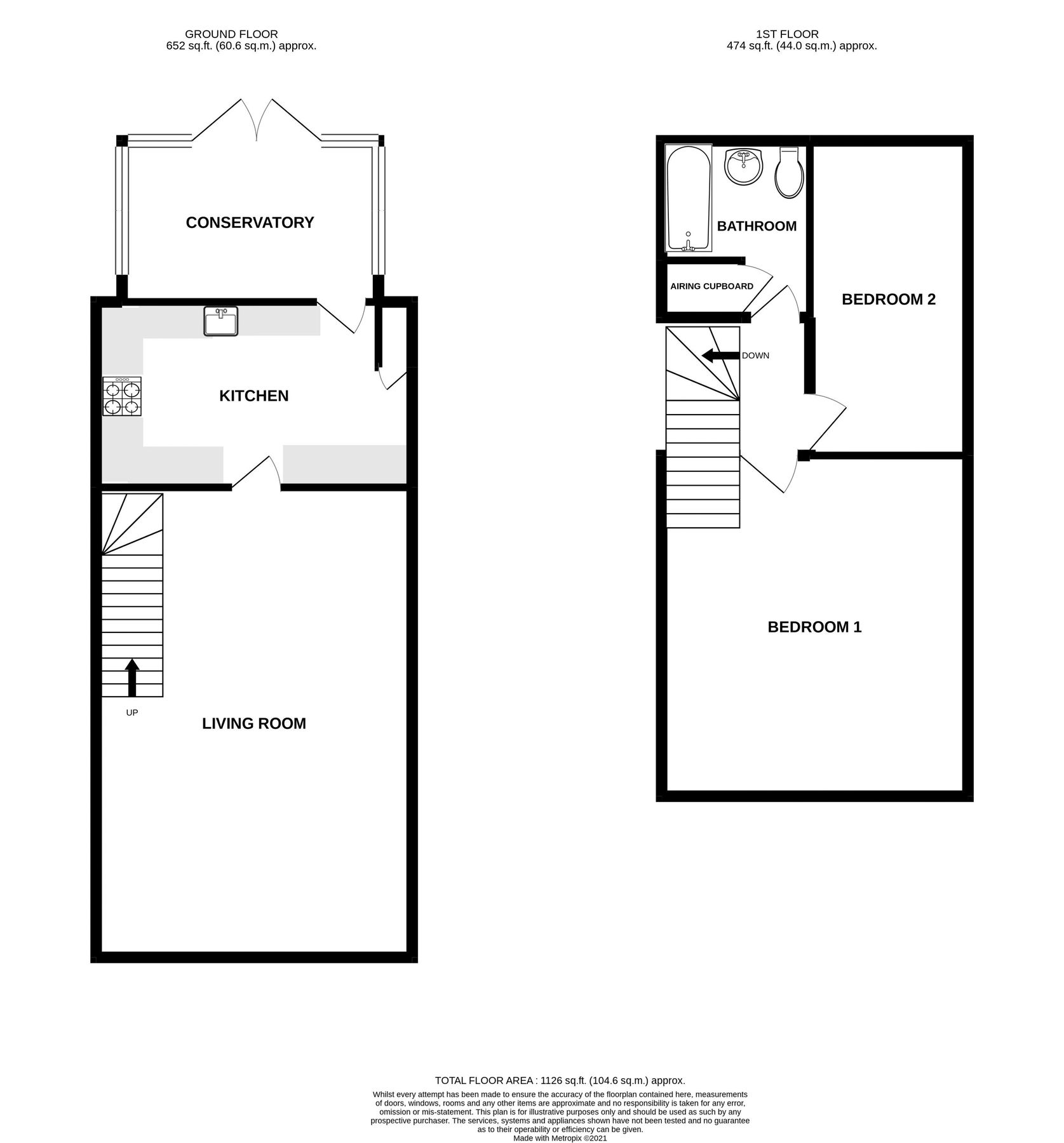 2 bed end terrace house to rent in Stonemasons Court, Acle, Norwich