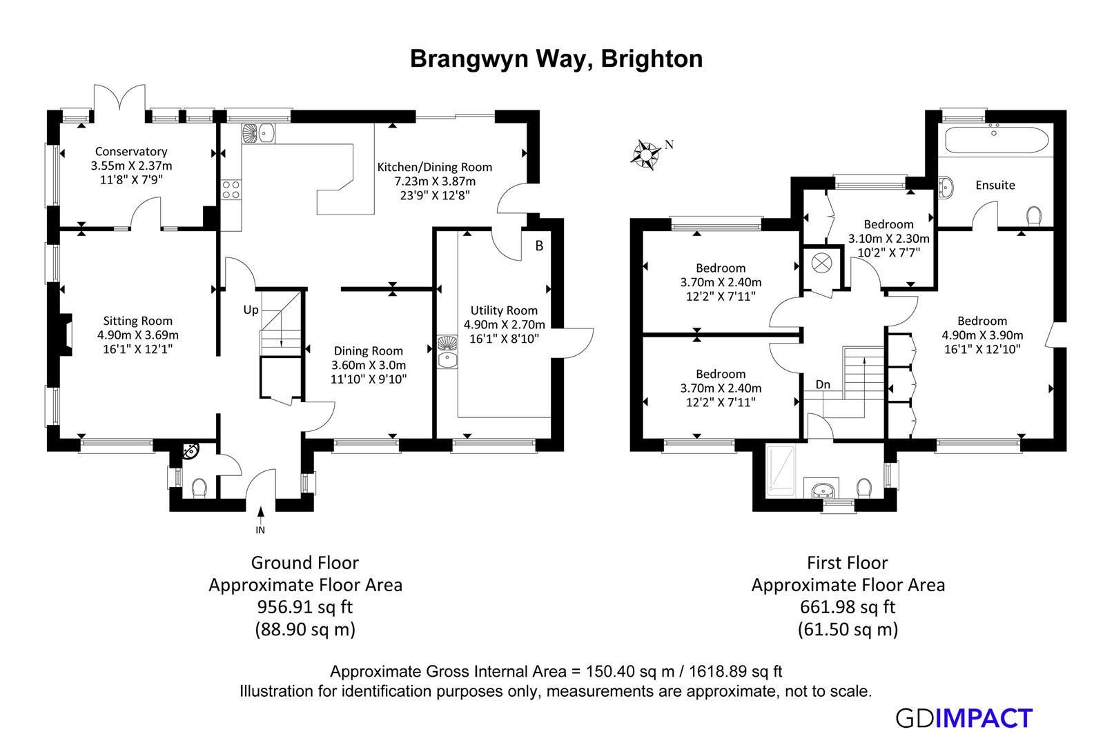 4 bed detached house to rent in Brangwyn Way, Patcham, Brighton BN1