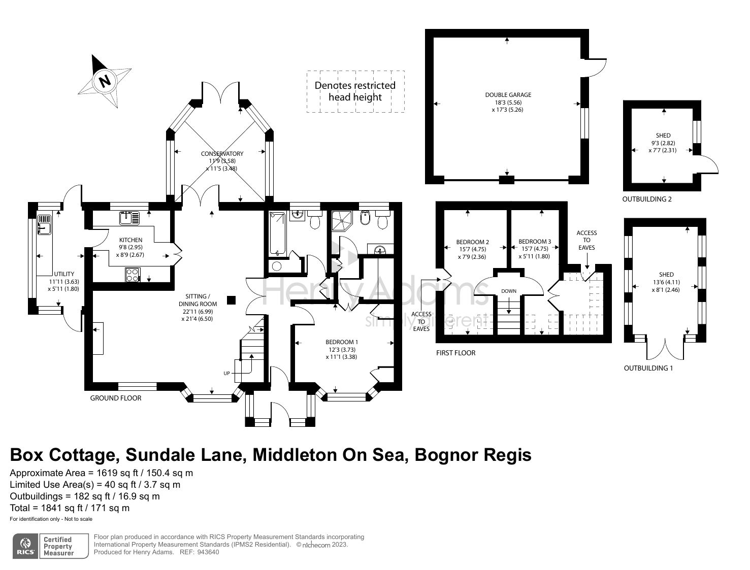 3 bed detached bungalow for sale in Box Cottage, Sundale Lane