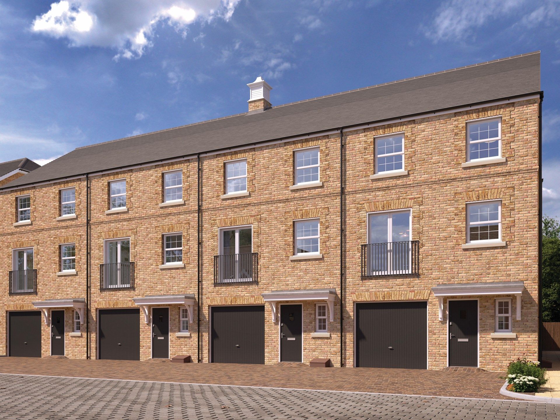 New home, 5 bed terraced house for sale in "Hurley" at Chaloner Way, Newmarket CB8 Zoopla