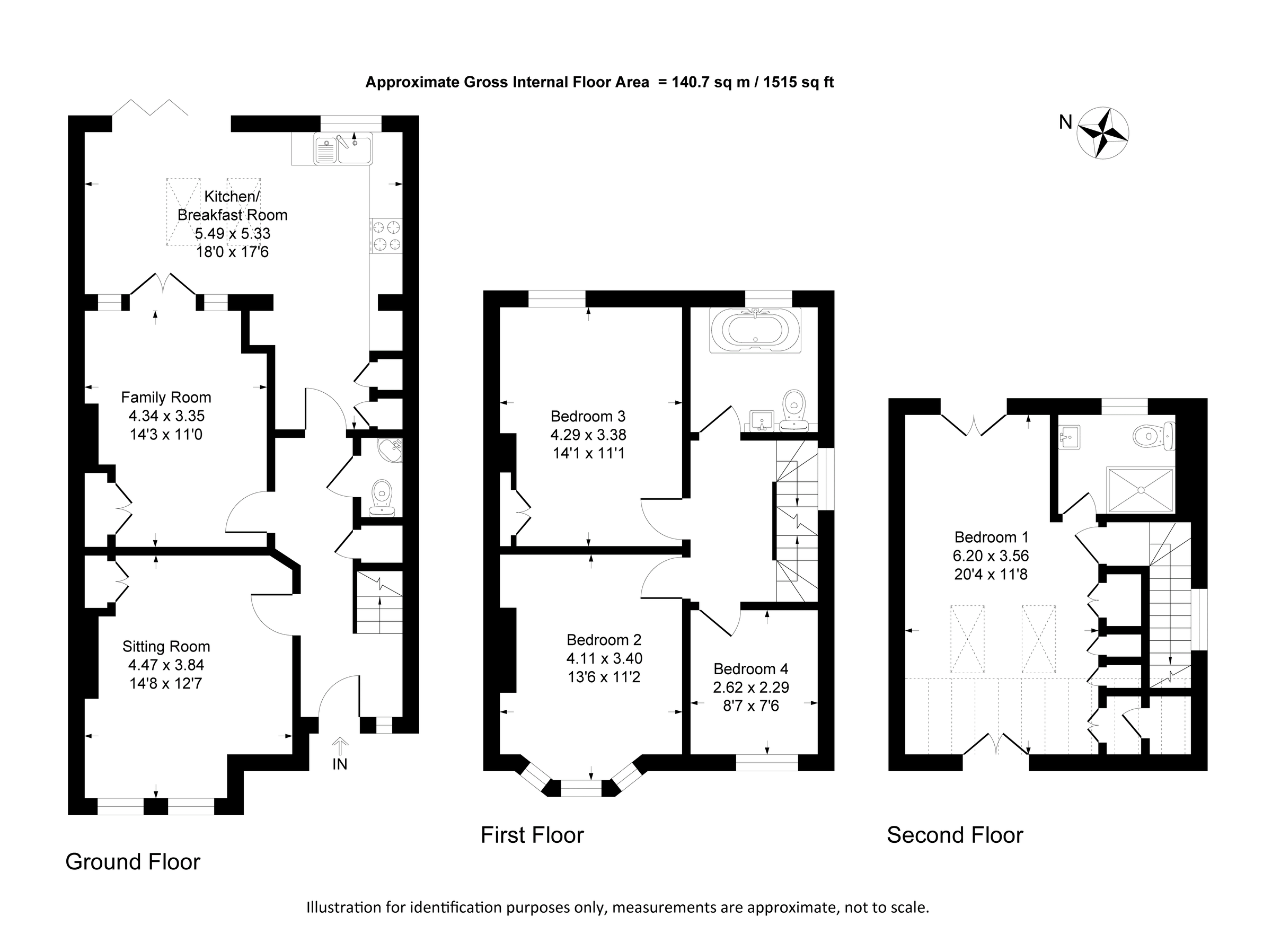 4 bed semidetached house for sale in Malden Hill Gardens, New Malden