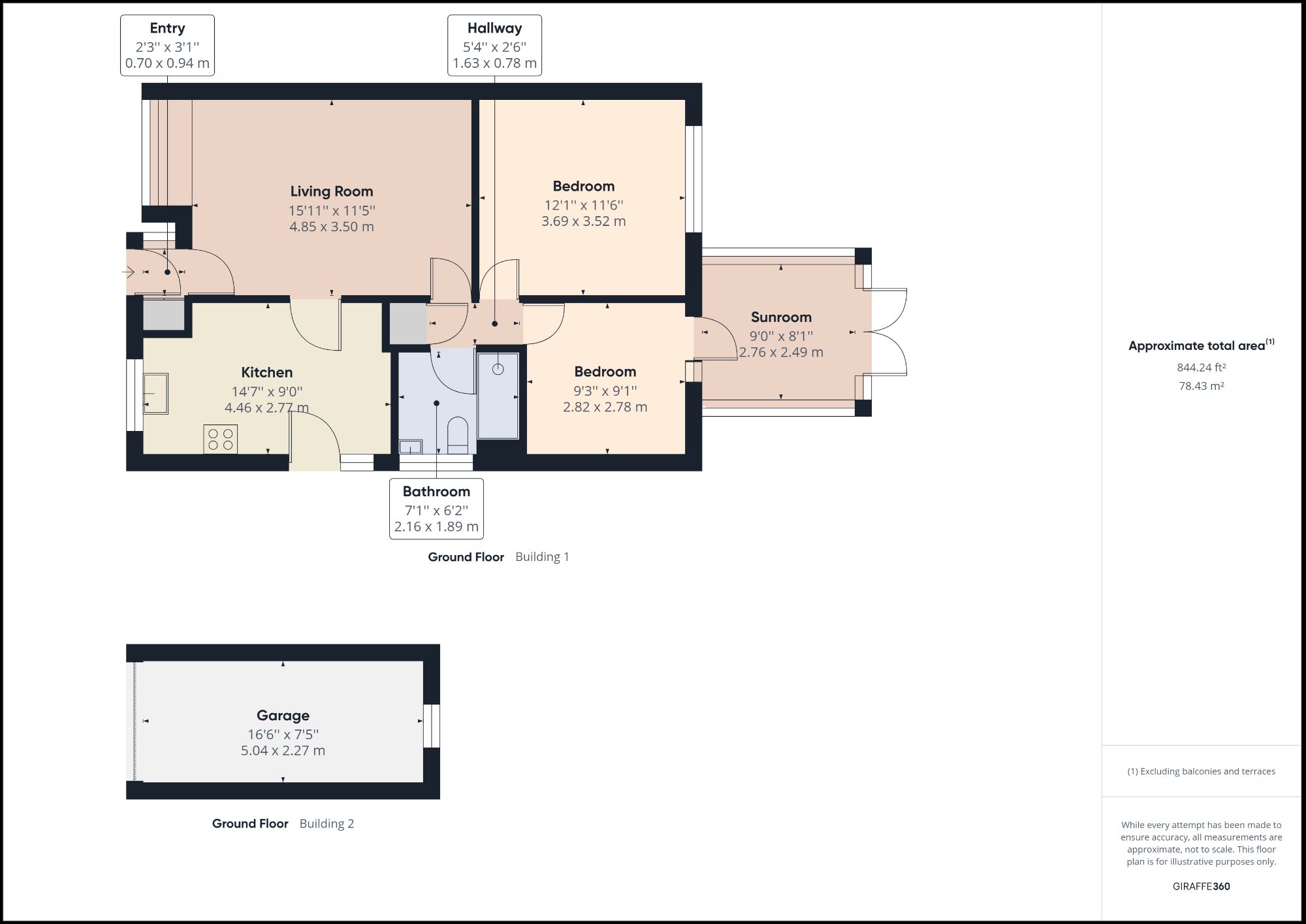 2 bed detached bungalow for sale in The Fieldway, Broughton Astley