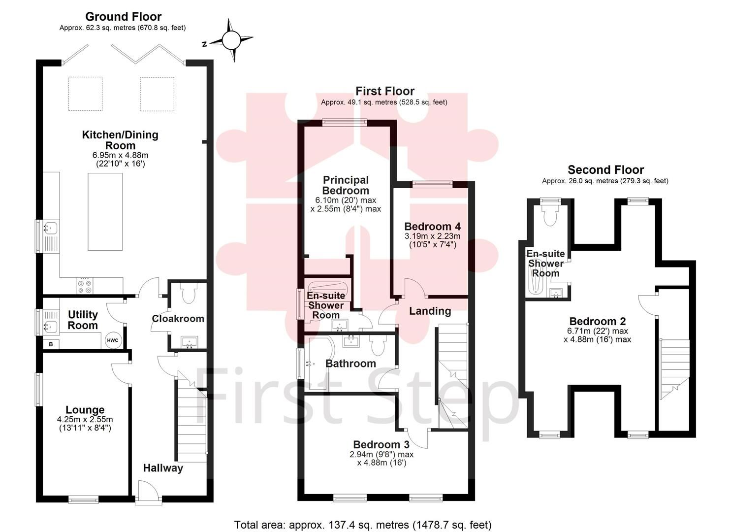 New home, 4 bed semidetached house for sale in Hitchin Road, Fairfield