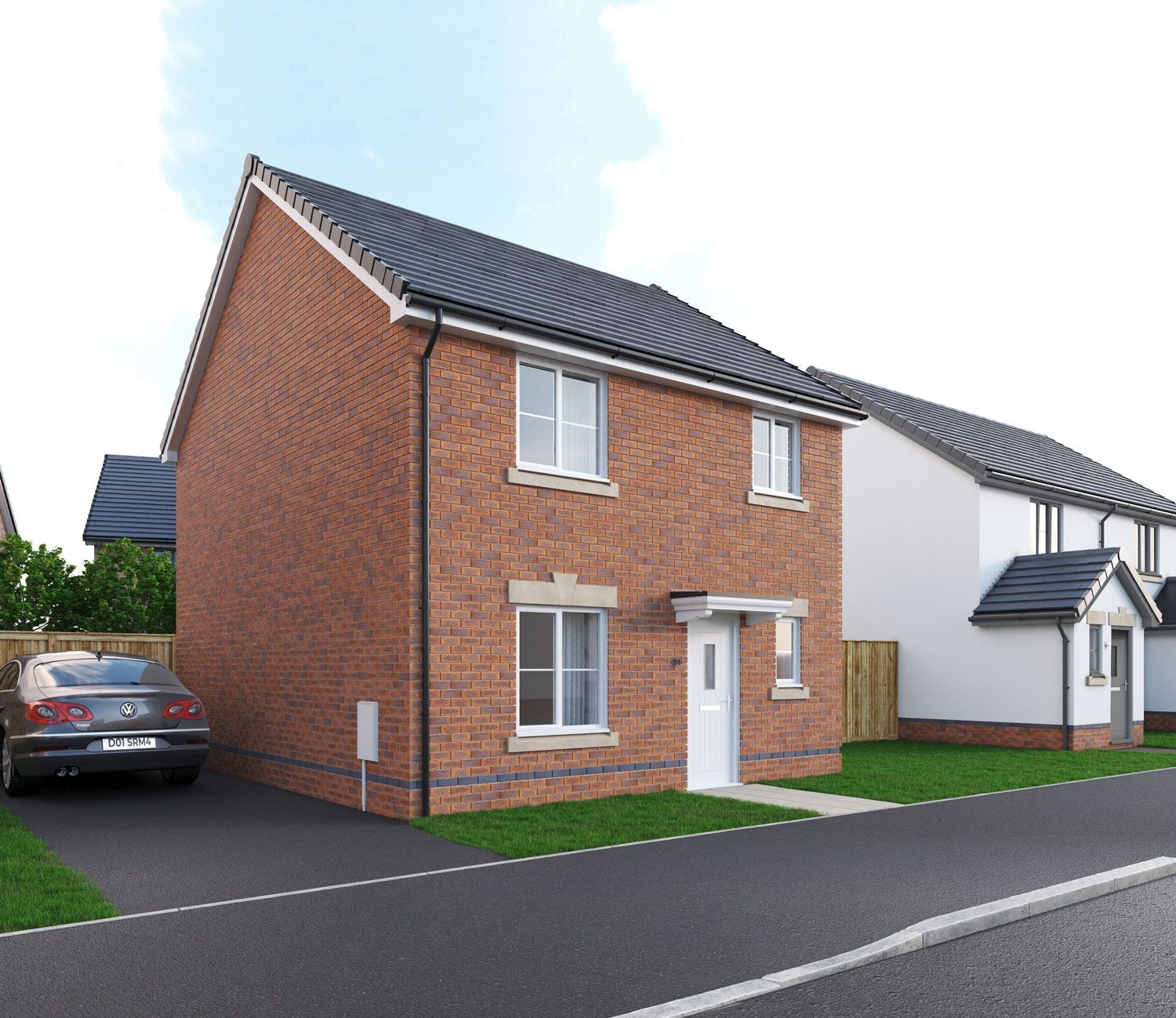 New home, 3 bed detached house for sale in Off Maesteg Road, Tondu CF32