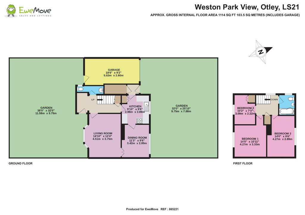 3 bed semidetached house for sale in Weston Park View, Otley LS21 Zoopla