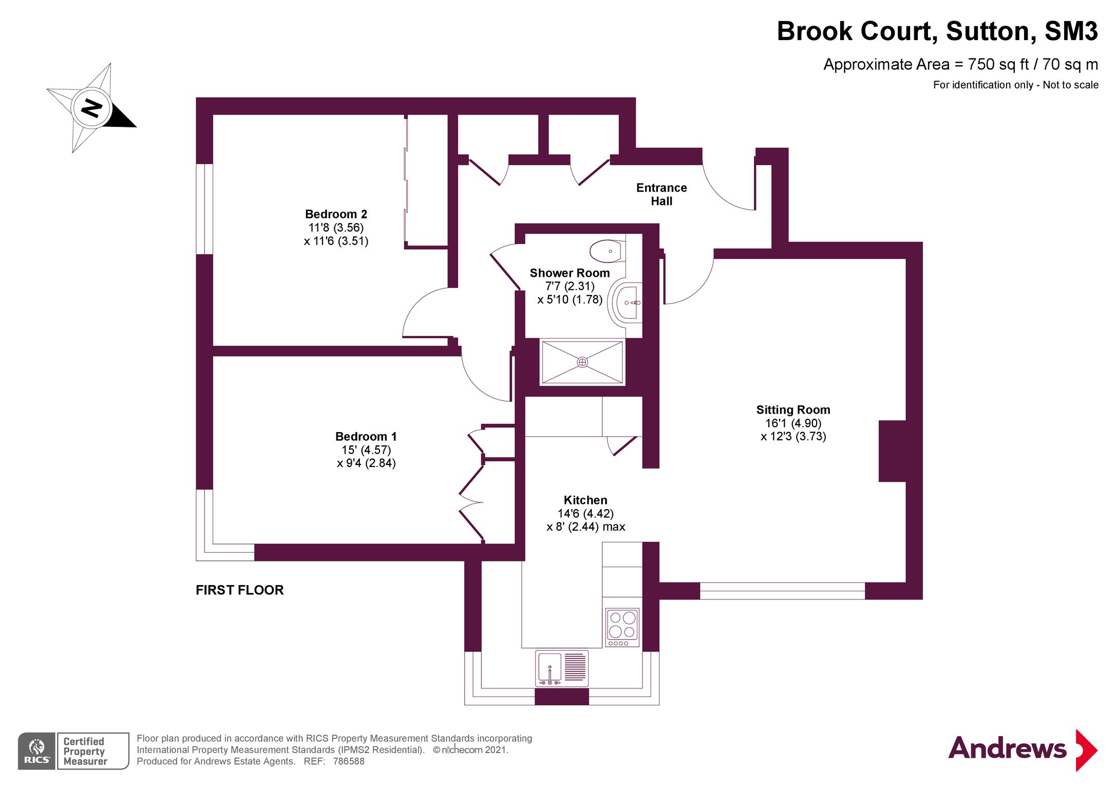 2 bed flat for sale in Wordsworth Drive, Cheam, Sutton SM3 Zoopla