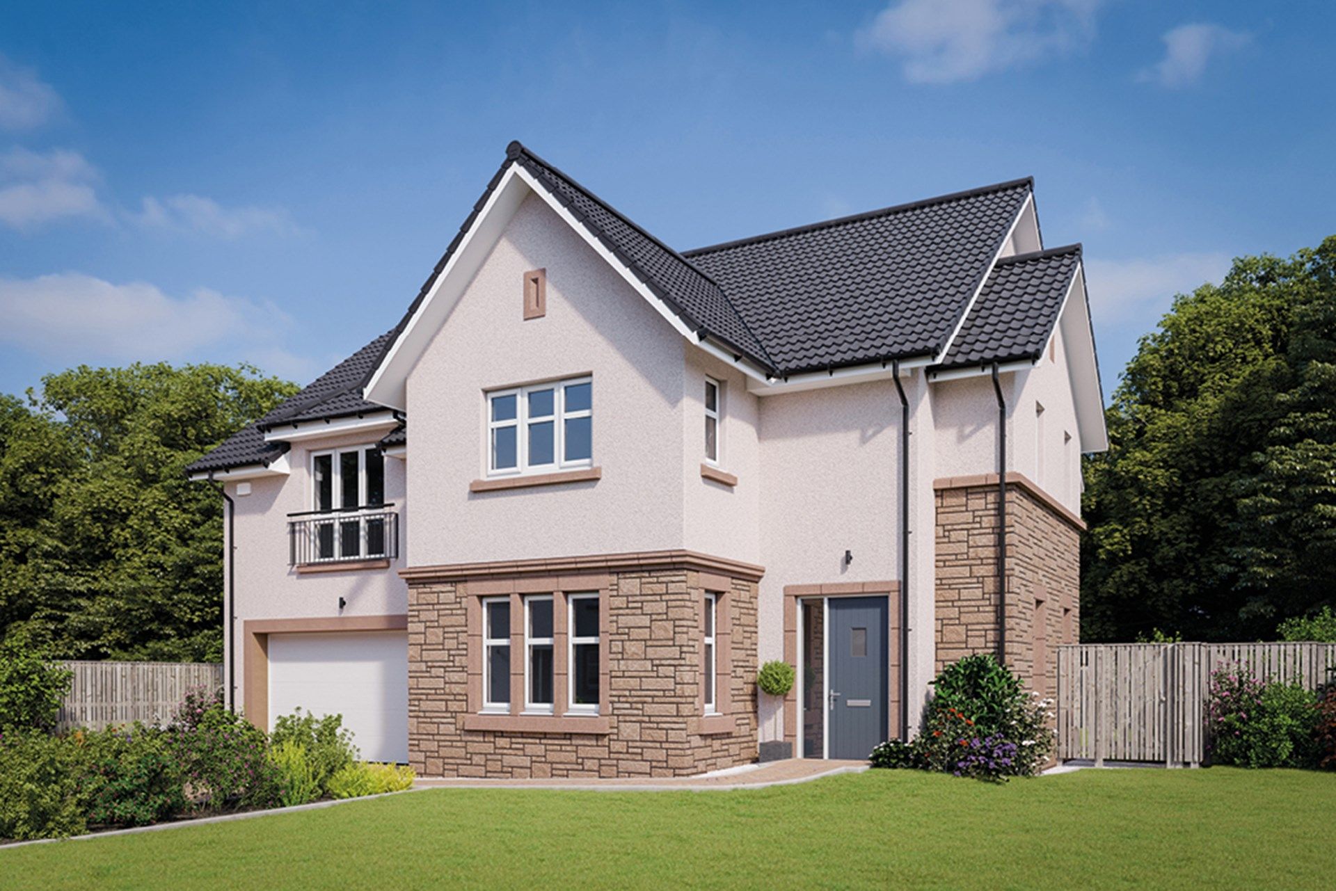 New home, 5 bed detached house for sale in "Logan" at Maidenhill Grove