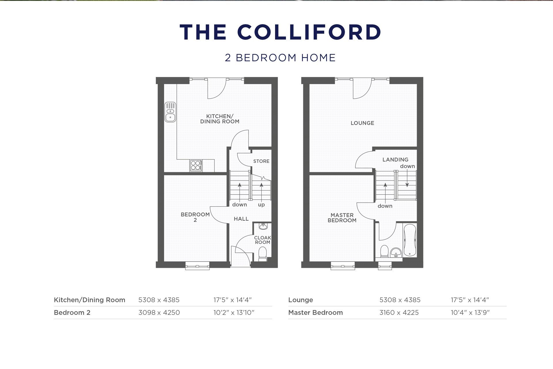 New home, 2 bed semidetached house for sale in Charter Walk, Liskeard
