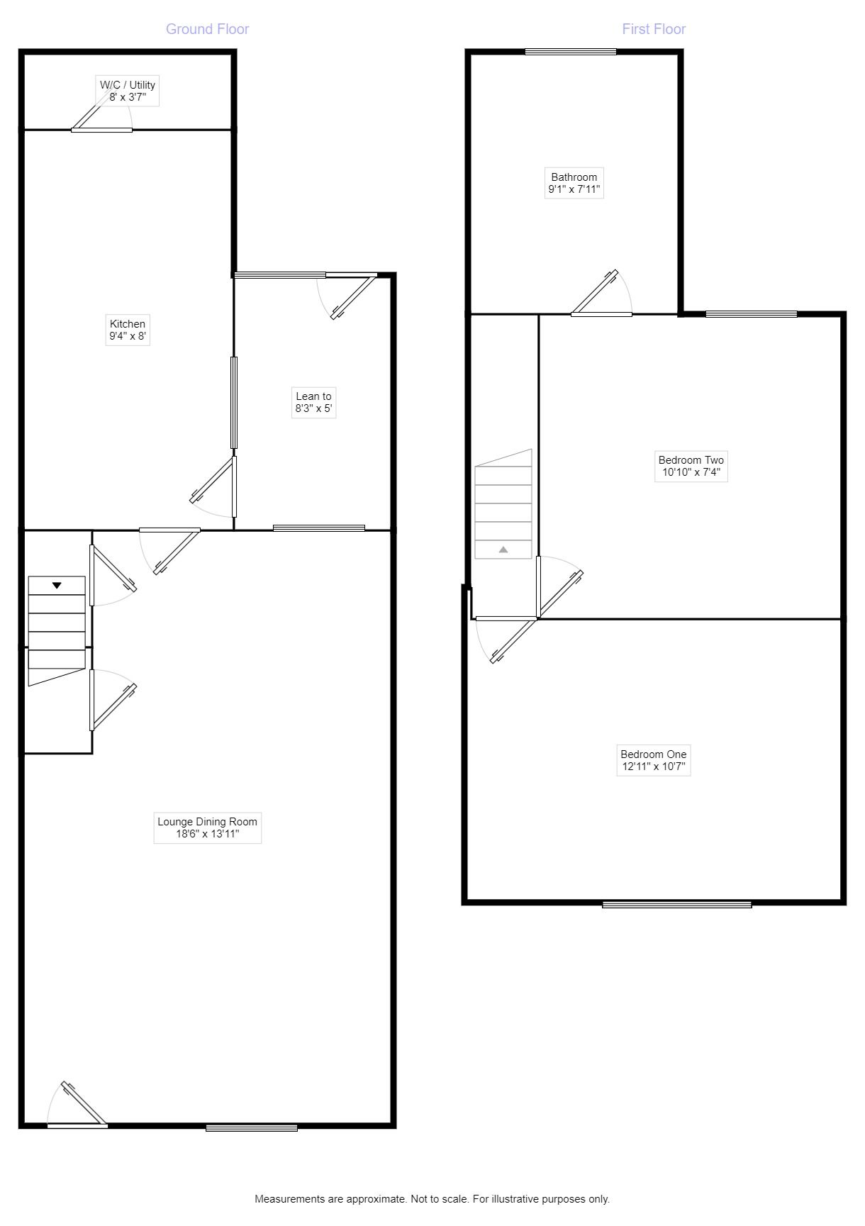 2 bed terraced house for sale in Central Road, Hugglescote, Coalville