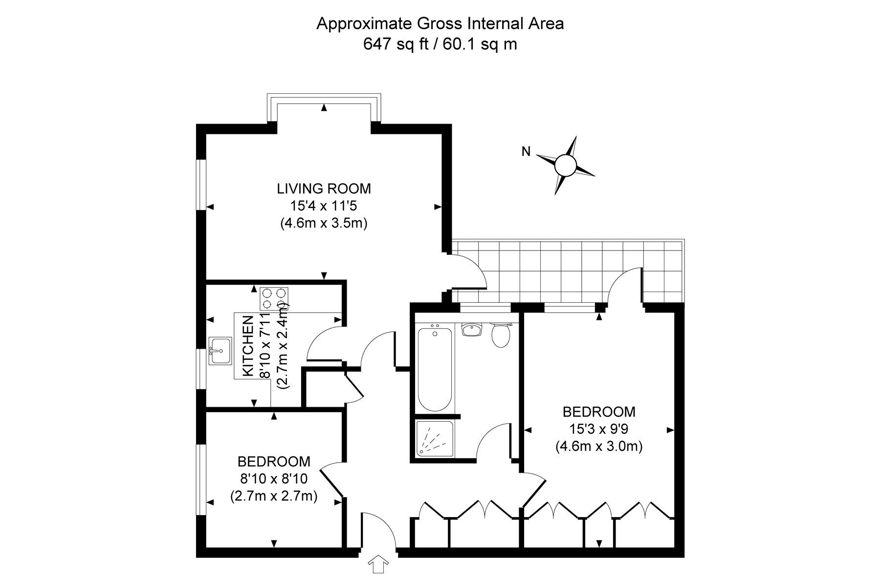 2 bed flat for sale in St. Johns, Woking, Surrey GU21 Zoopla