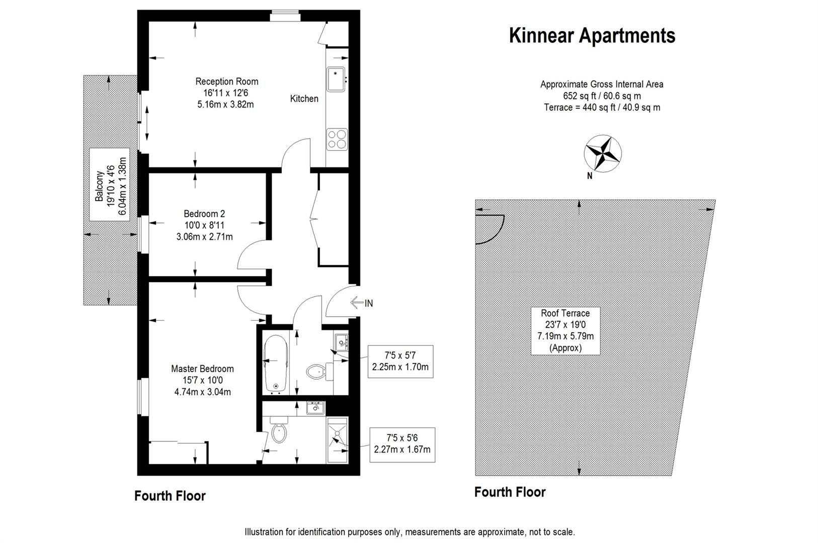 2 bed flat to rent in Kinnear Apartments, New River Village, Hornsey N8