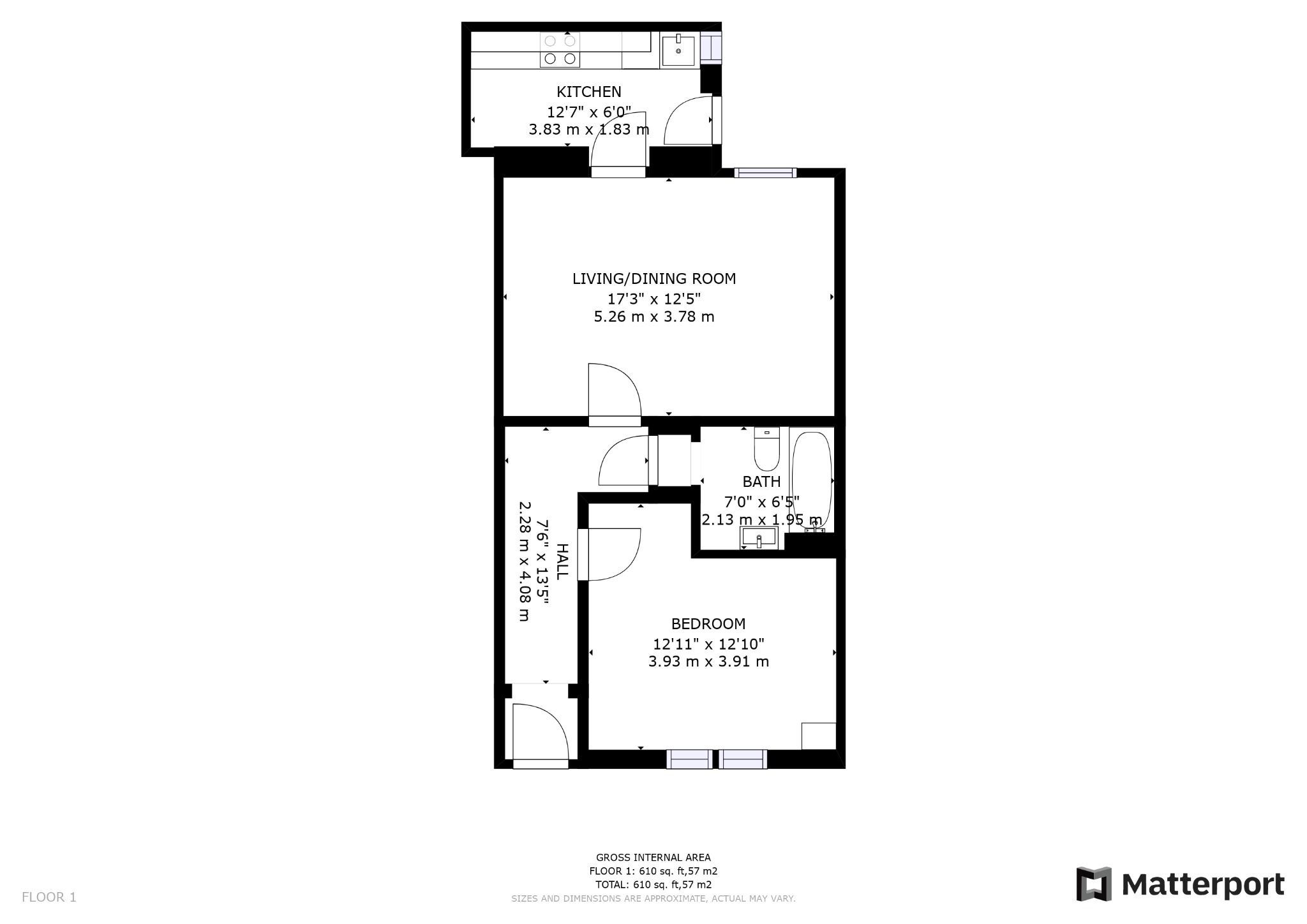 1 bed flat for sale in Station Road, Law, Carluke, South Lanarkshire