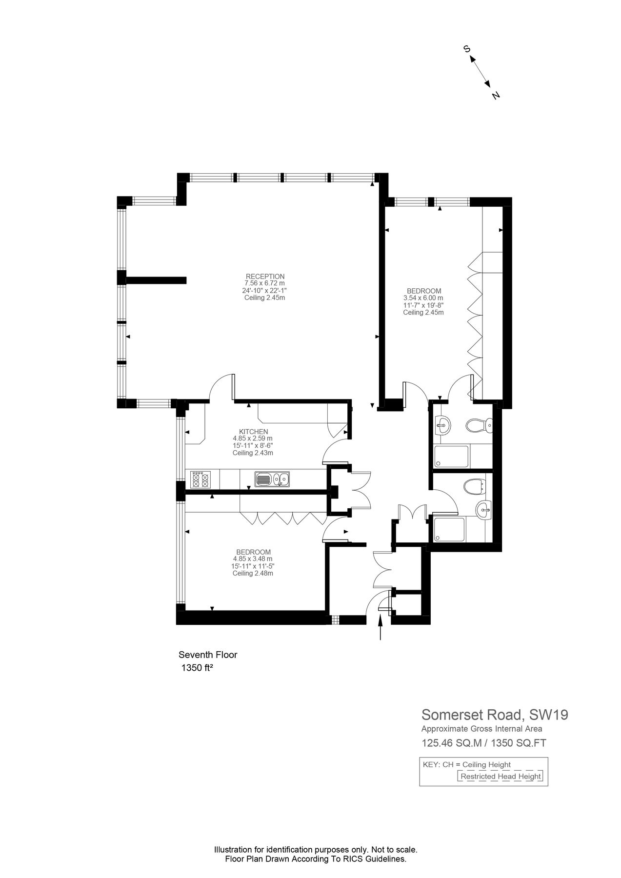 2 bed flat for sale in Somerset Road, Wimbledon Village, London SW19