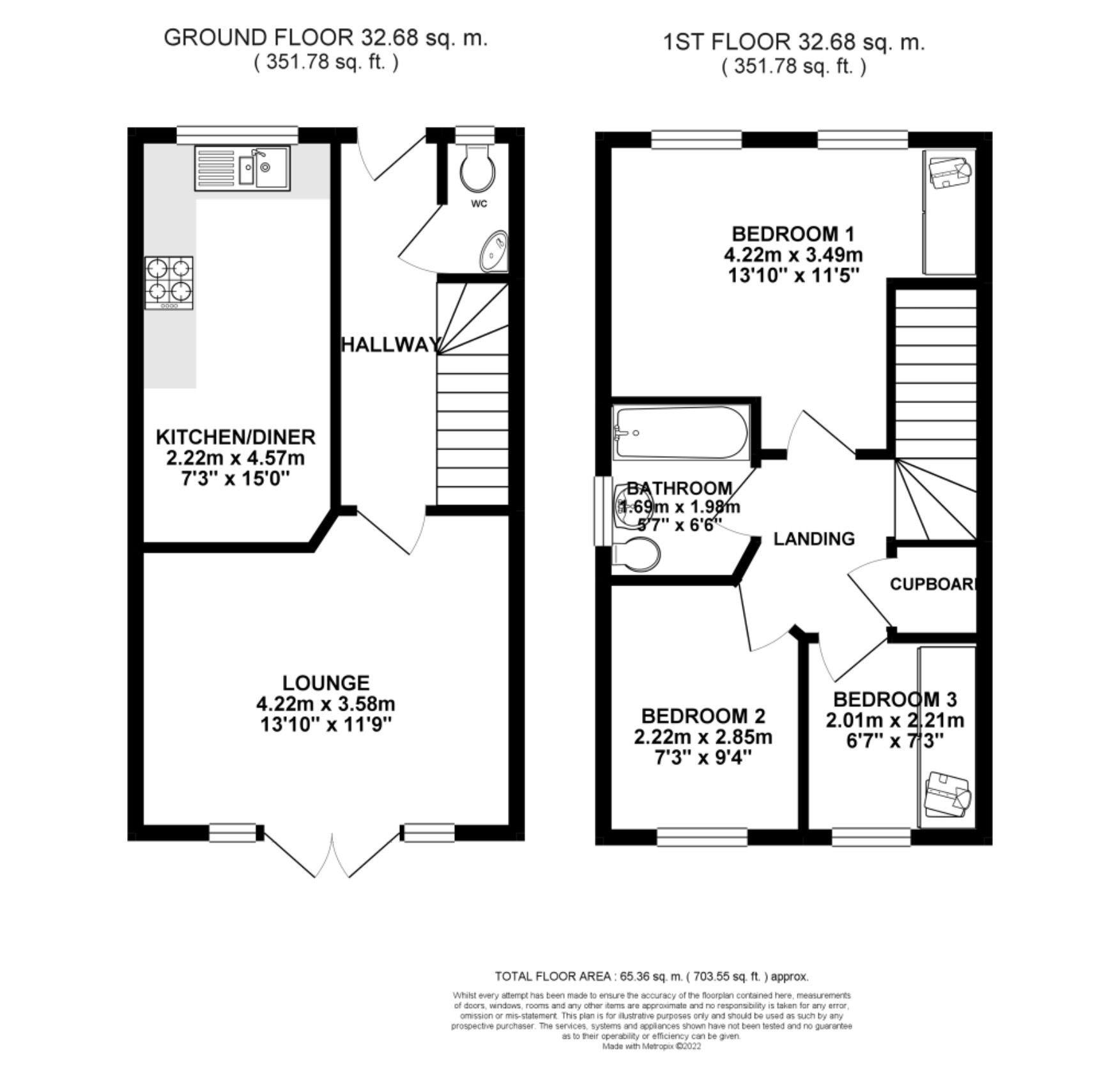 3 bed town house for sale in Crystal Close, Platt Bridge, Wigan