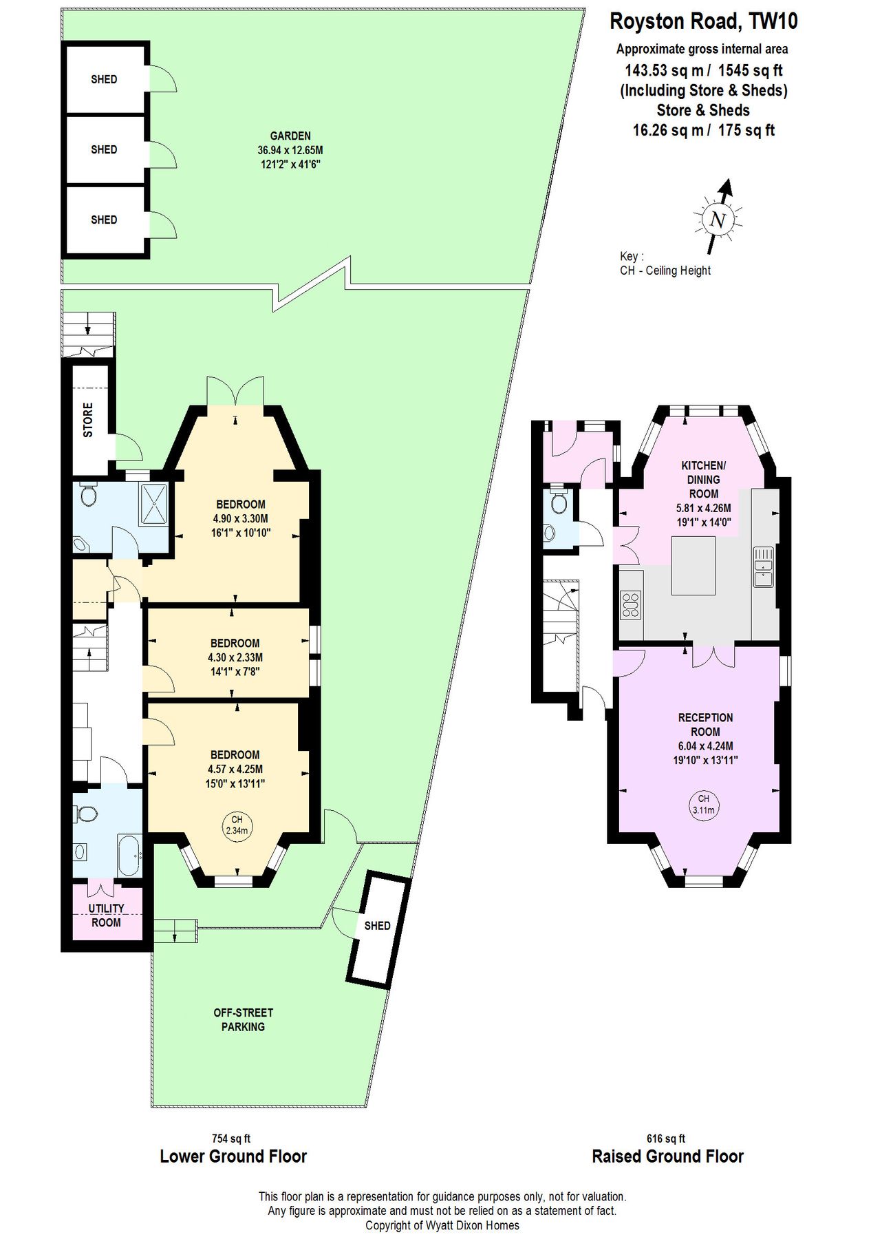 3 bed flat for sale in Royston Road, Richmond, Surrey TW10 Zoopla