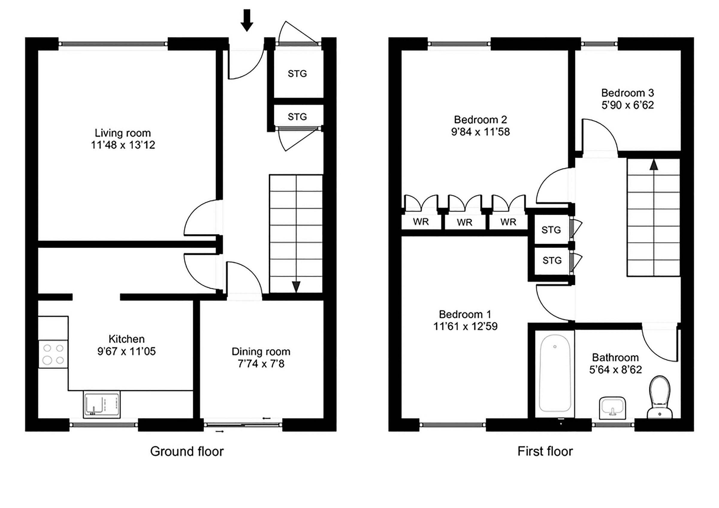 3 bed terraced house for sale in Church Street, Kingseat, Dunfermline