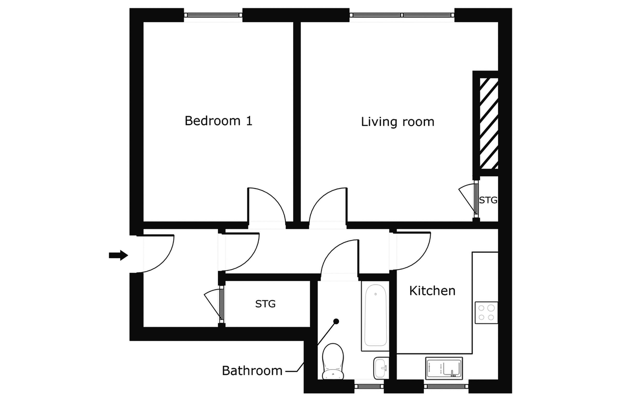 1 bed flat for sale in Robertson Road, Dunfermline KY12 Zoopla