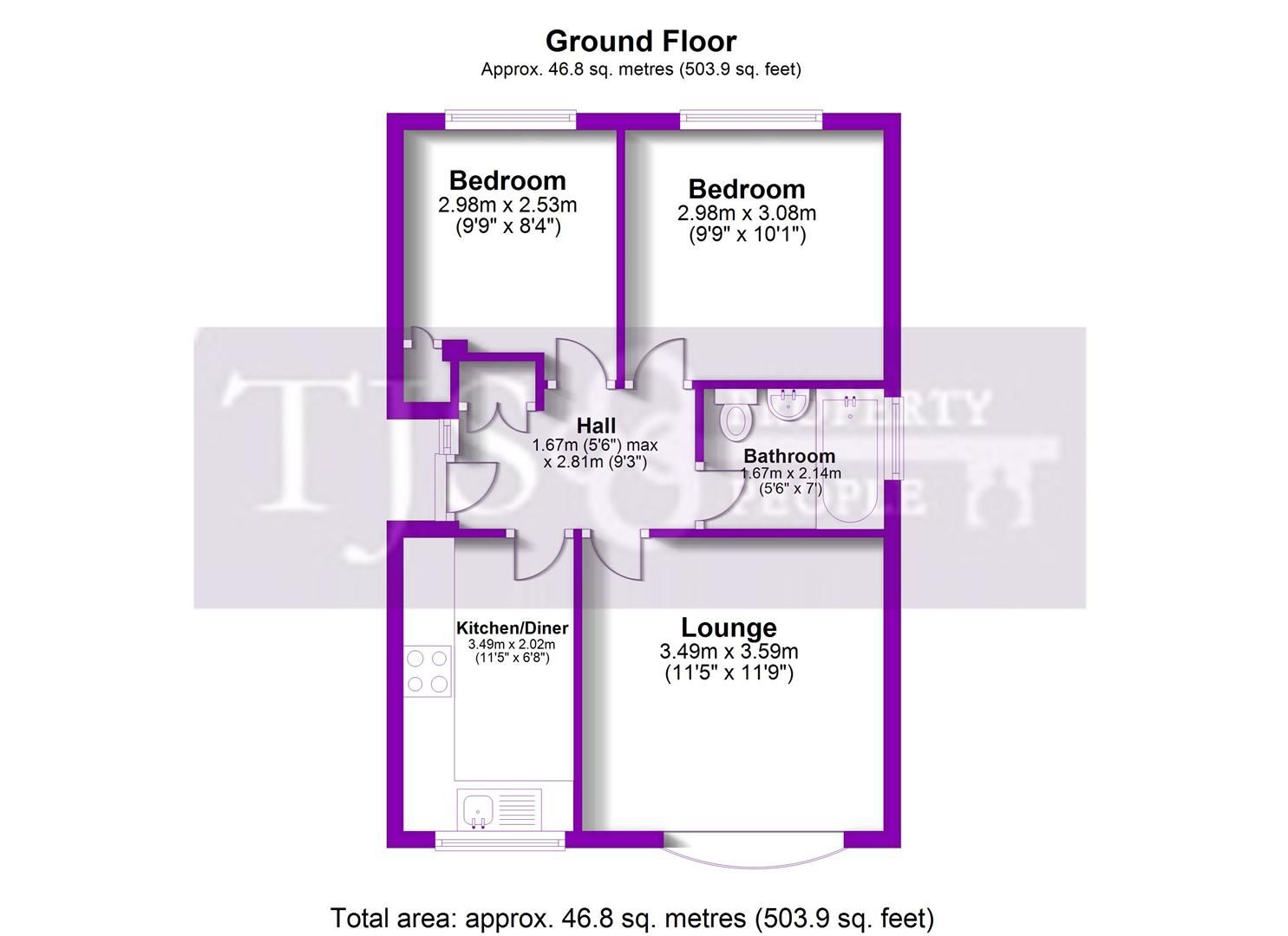 2 bed detached bungalow for sale in Spinney Road, Long Eaton
