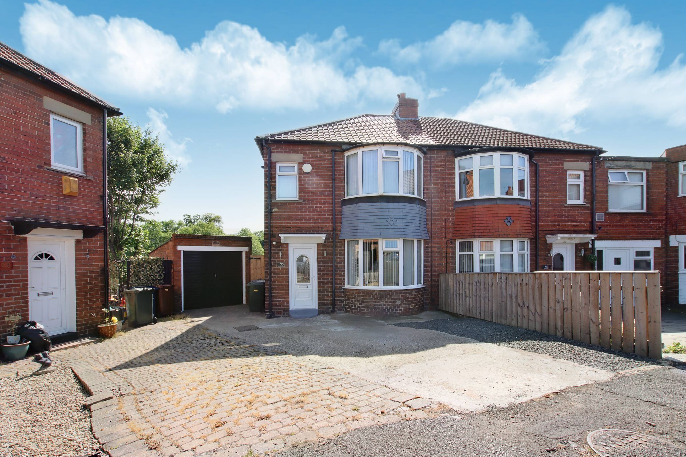 2 bed semidetached house for sale in Mill Hill Road, West Denton NE5