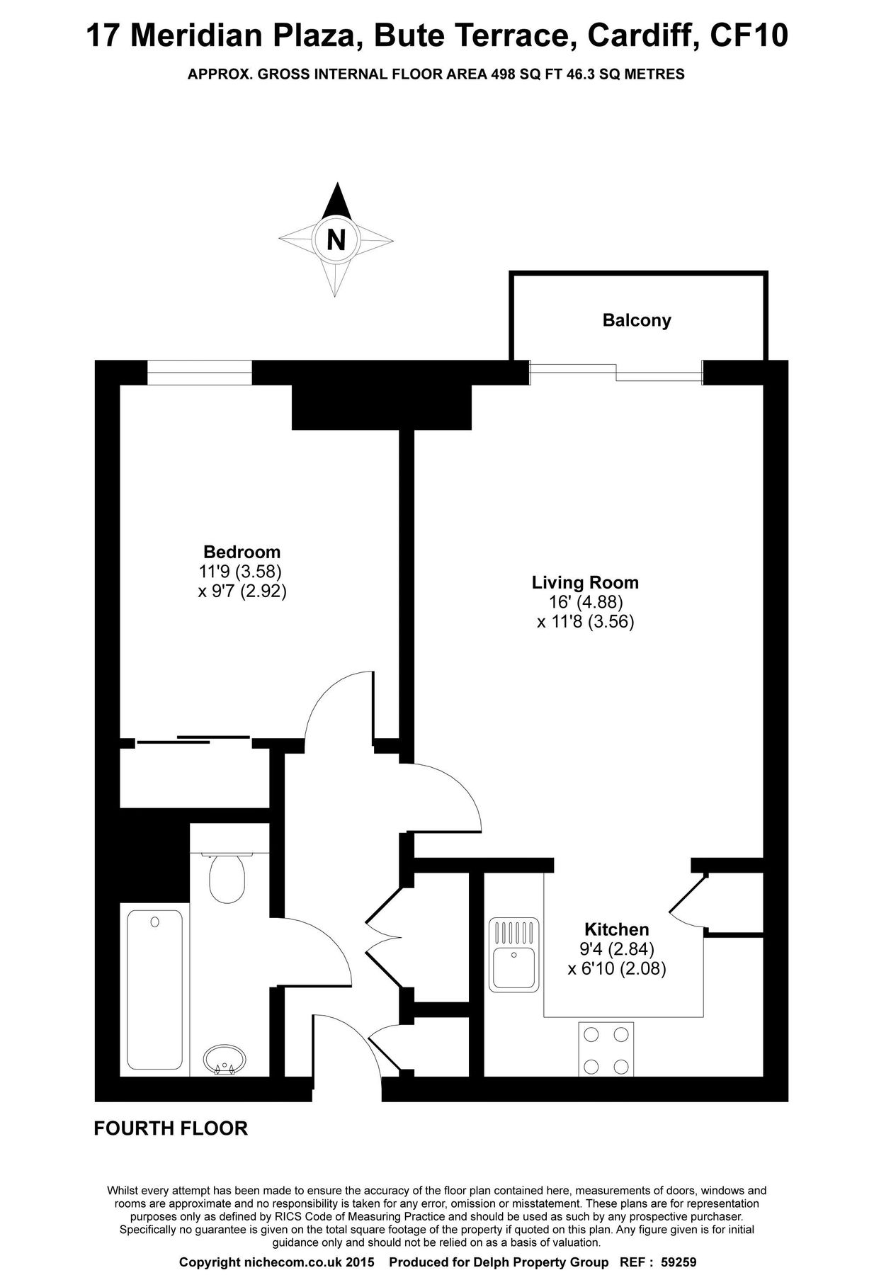 1 bed flat for sale in Meridian Plaza, Bute Terrace, Cardiff CF10 Zoopla