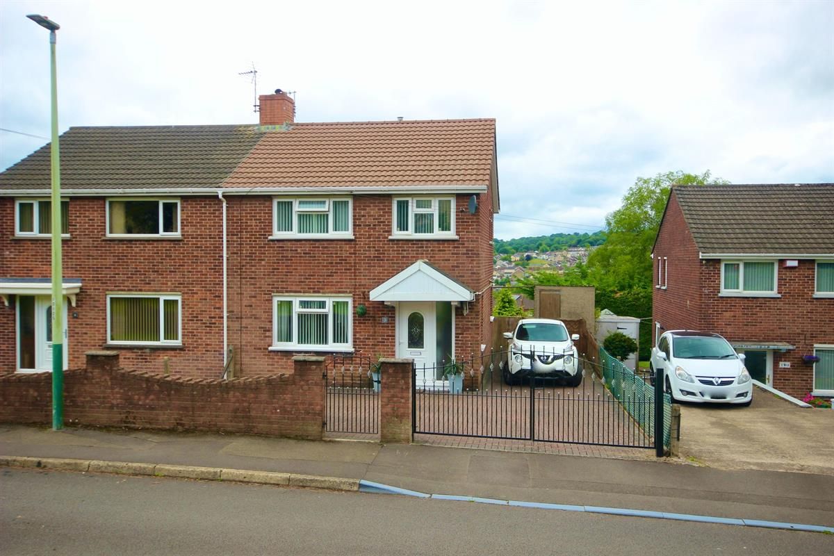 3 bed semidetached house for sale in Britannia Walk, Pengam, Blackwood