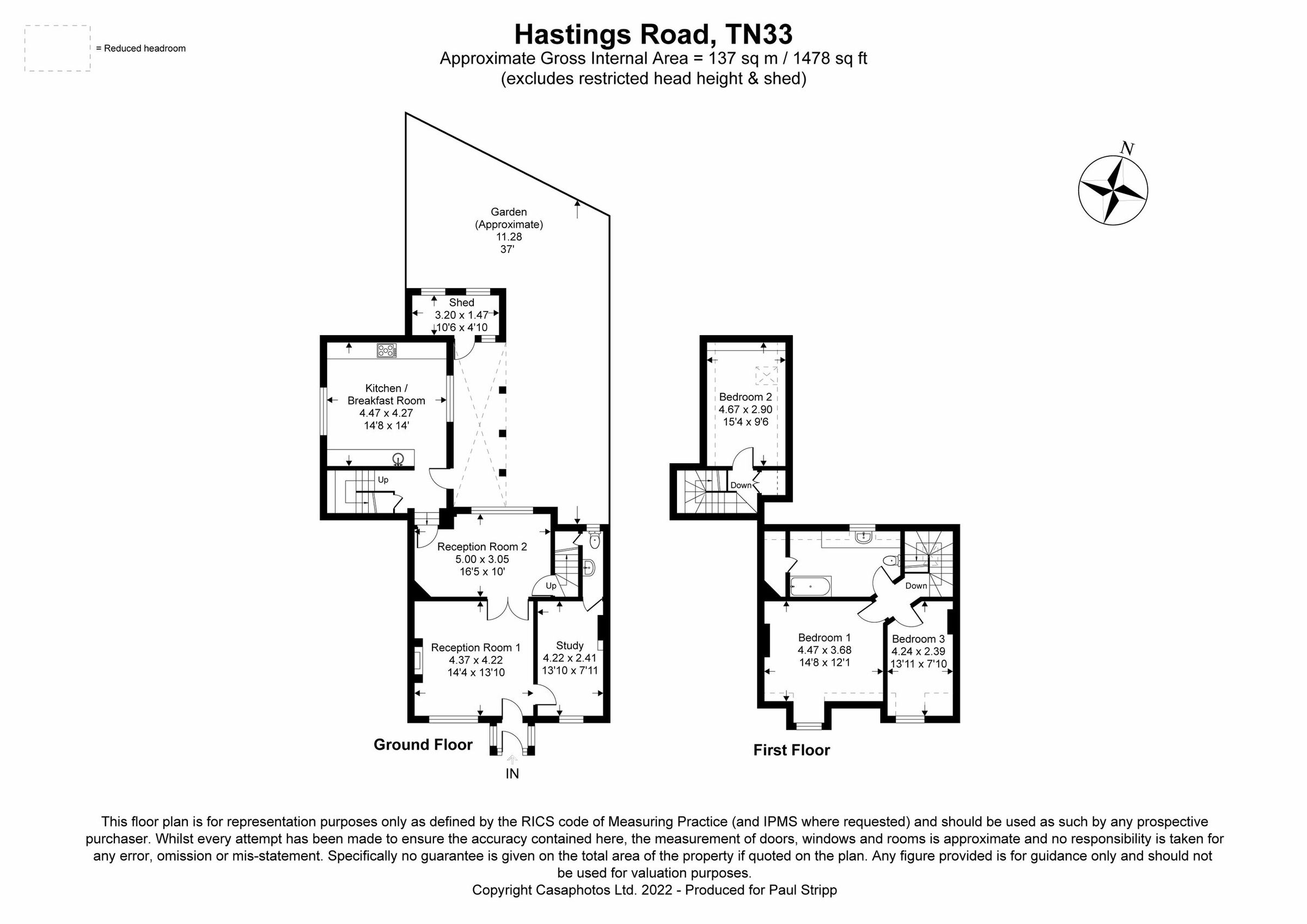 4 bed terraced house for sale in Woodpeckers, 23 Hastings Road, Battle