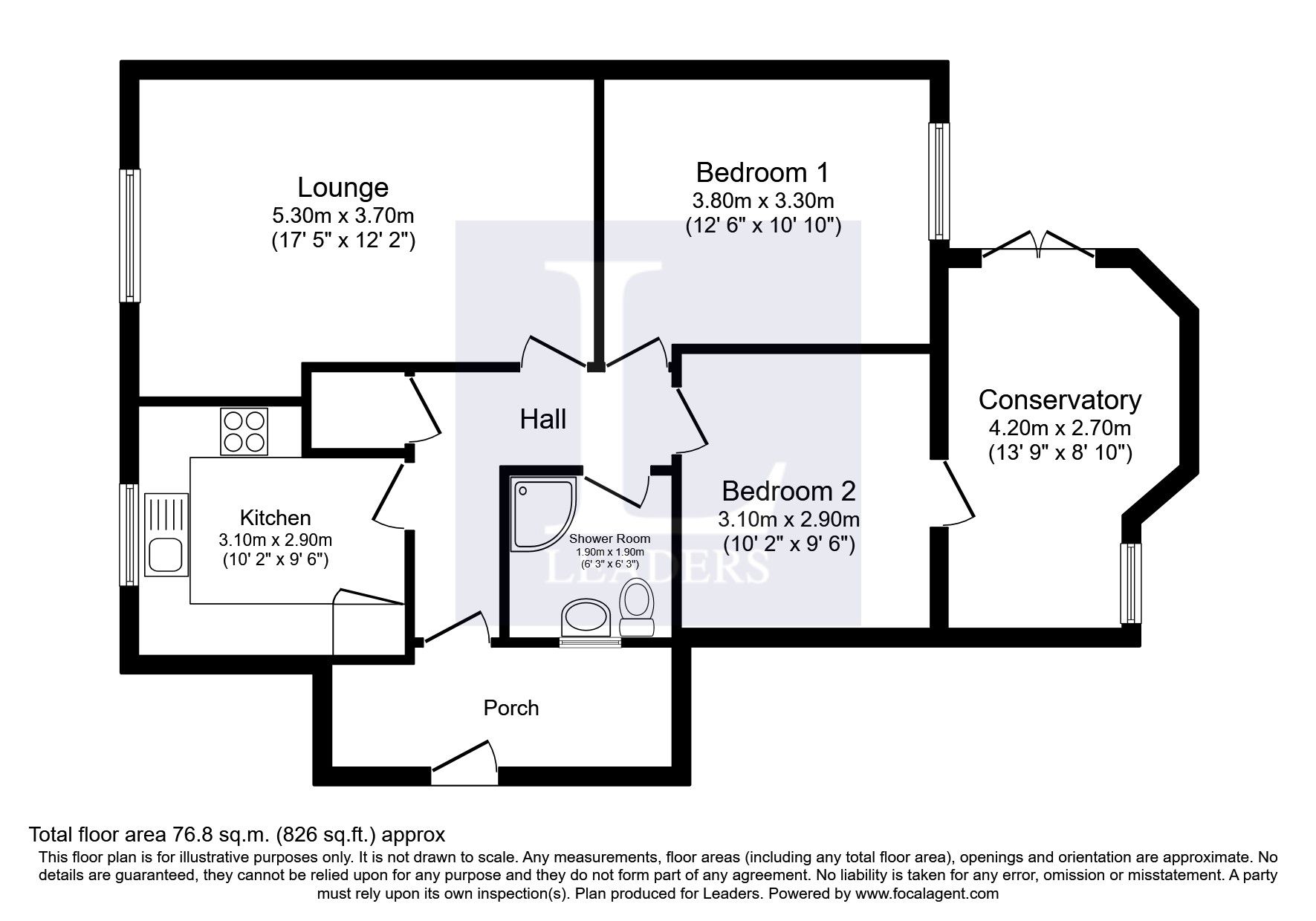 2 bed bungalow for sale in Camoise Close, Toppesfield, Halstead CO9