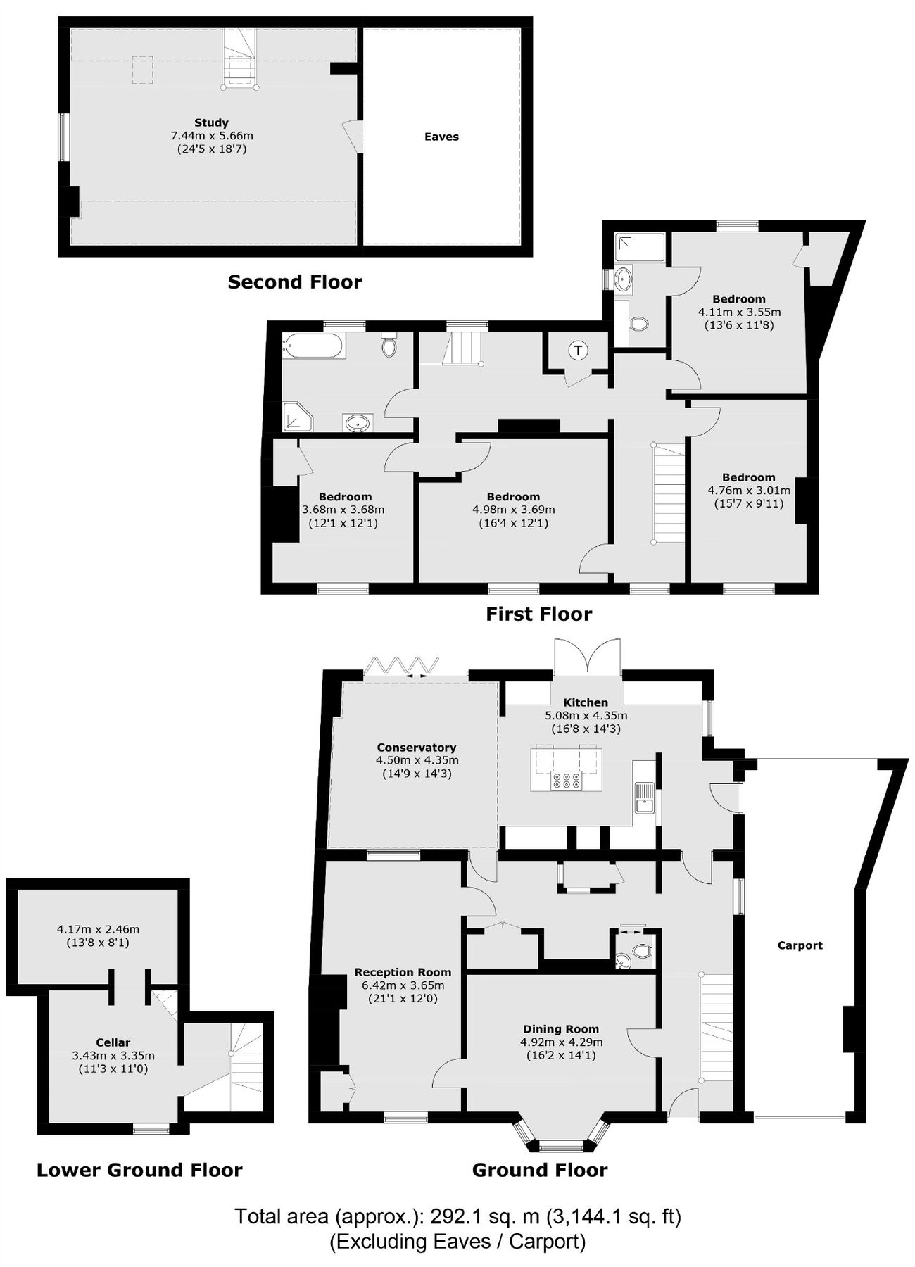 4 bed property for sale in Green Street, SunburyOnThames TW16 Zoopla