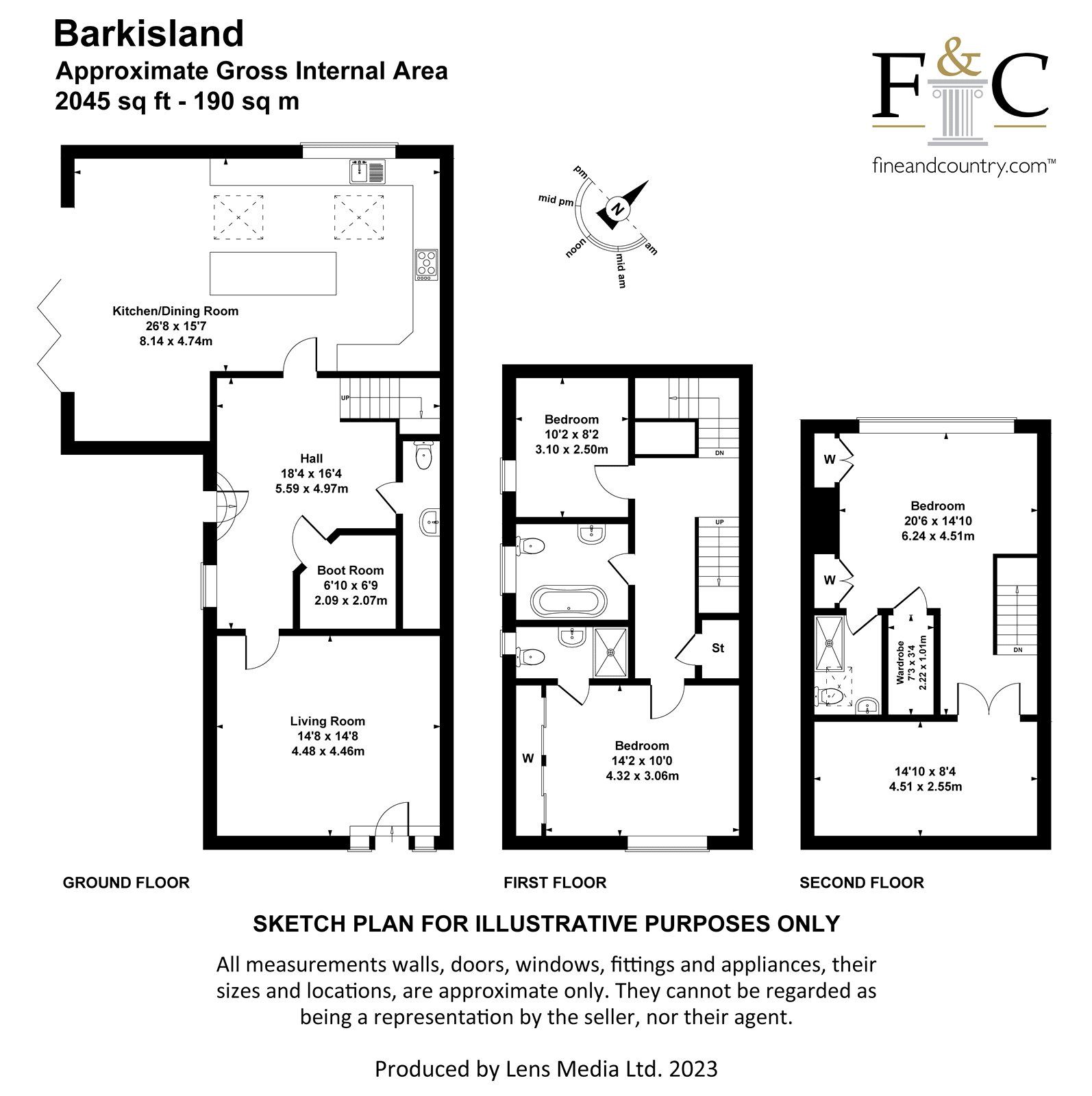 3 bed semidetached house for sale in Barkisland, Halifax, West