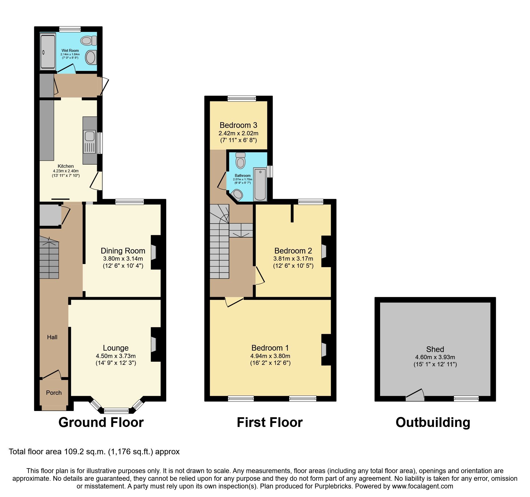 3 bed terraced house for sale in Donnington Road, Reading RG1 Zoopla