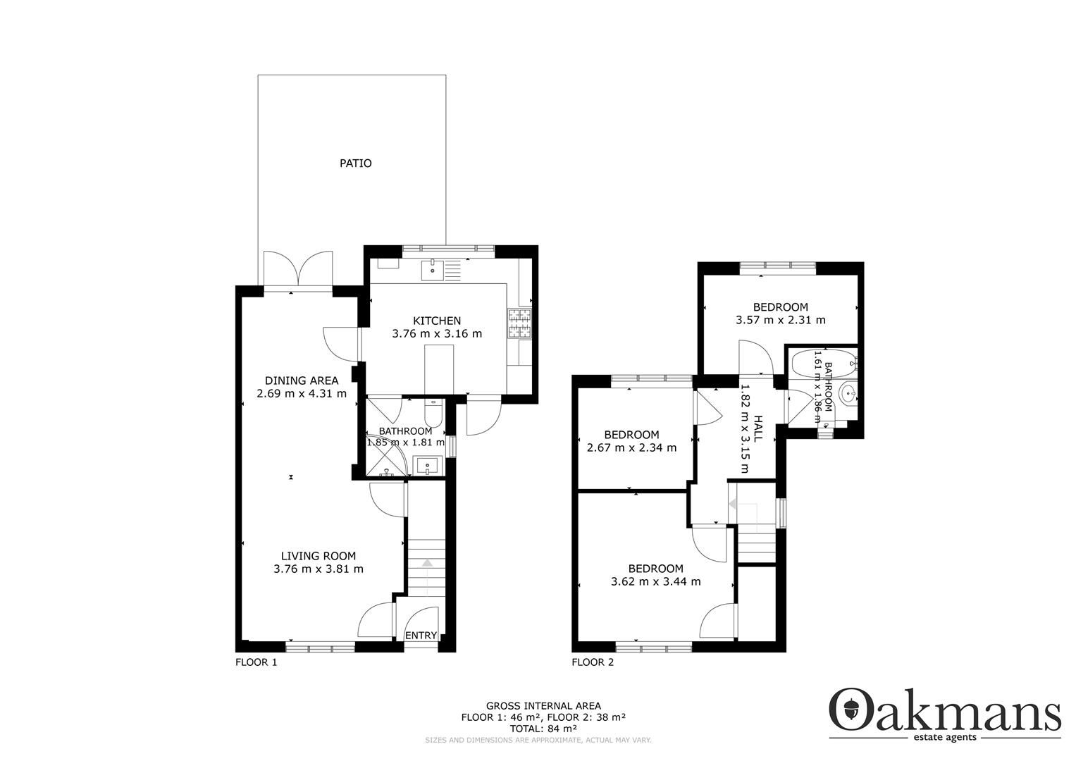 3 bed semidetached house for sale in Hay Green Lane, Bournville