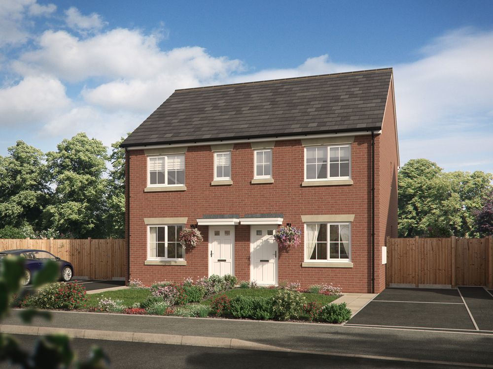 New home, 2 bed semidetached house for sale in Stirchley, Telford TF3