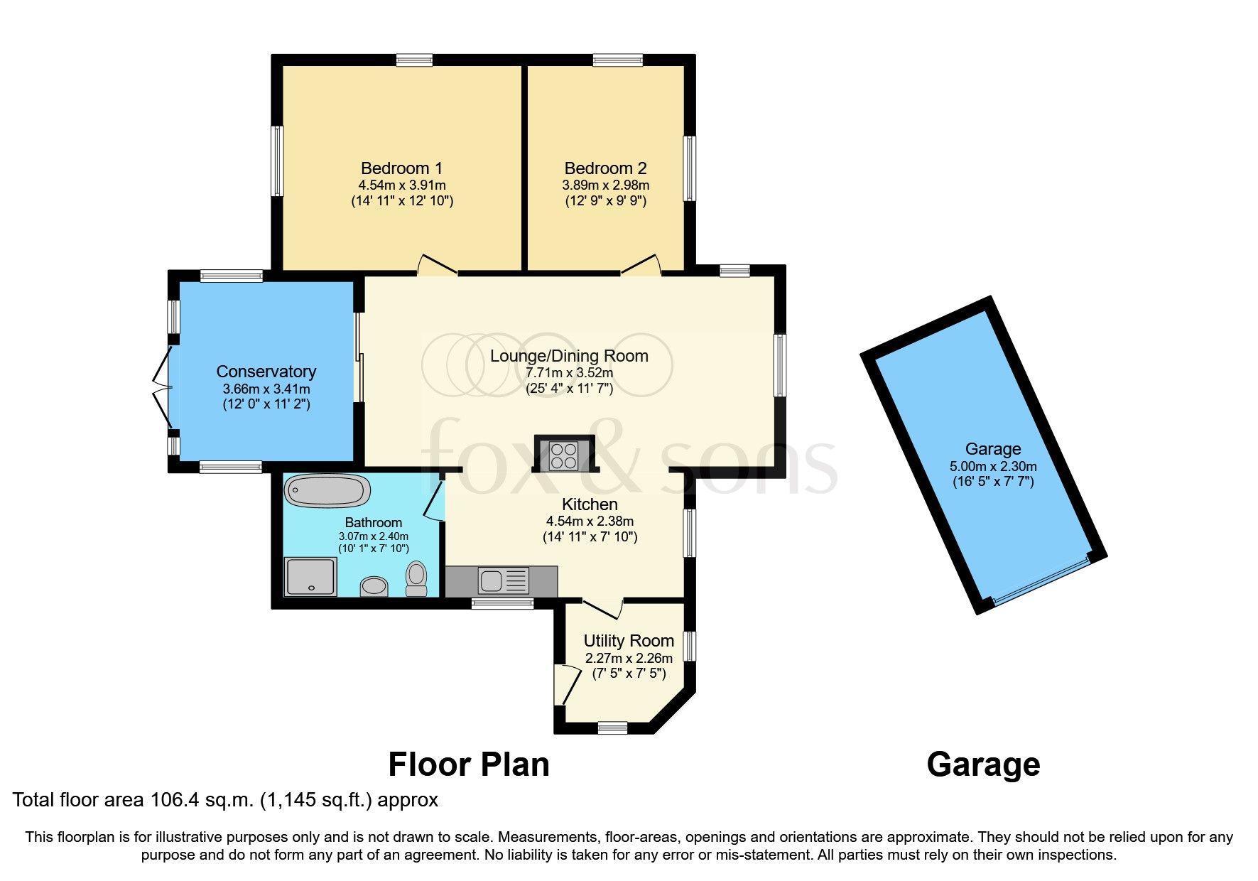 2 bed detached bungalow for sale in Dittons Road, Stone Cross, Pevensey