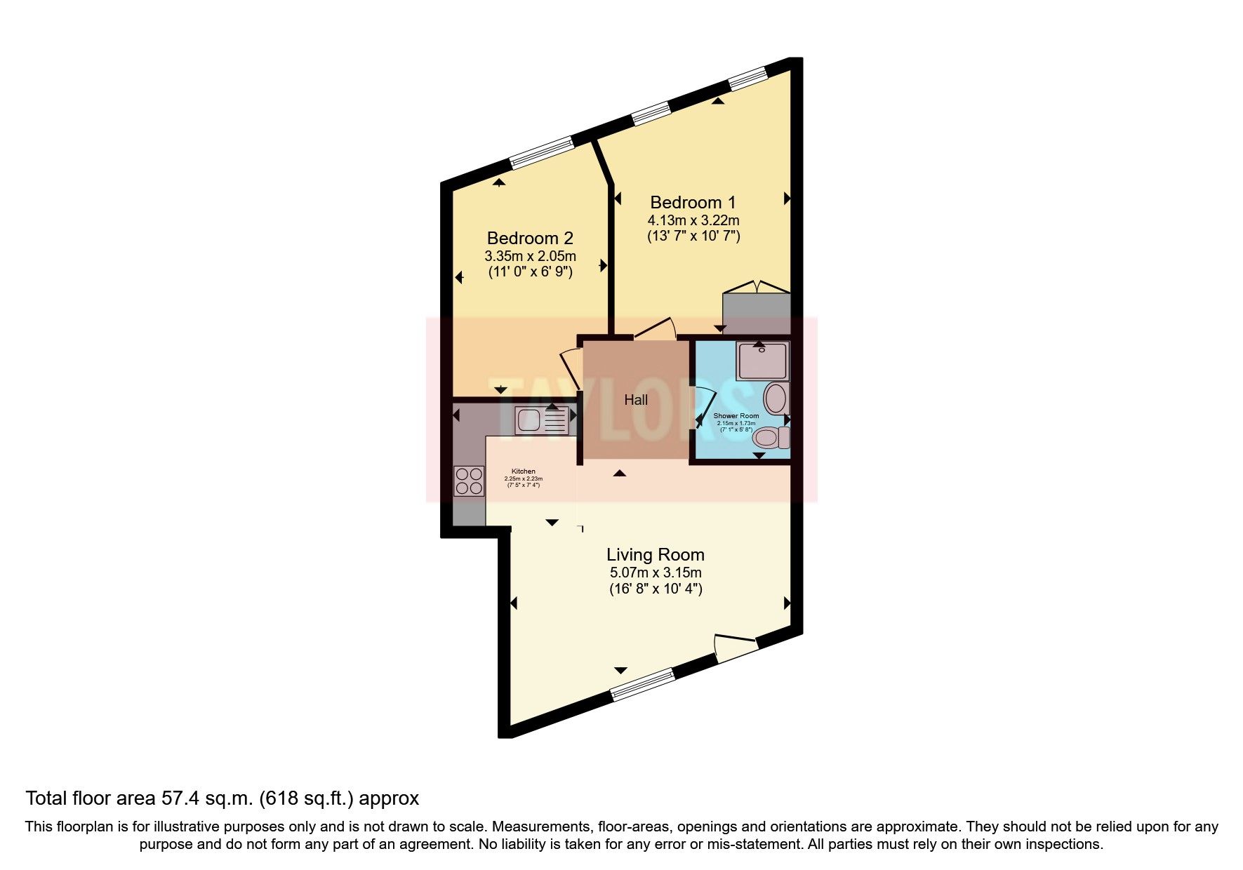 2 bed flat for sale in Knight Court, Guinea Lane, Fishponds, Bristol