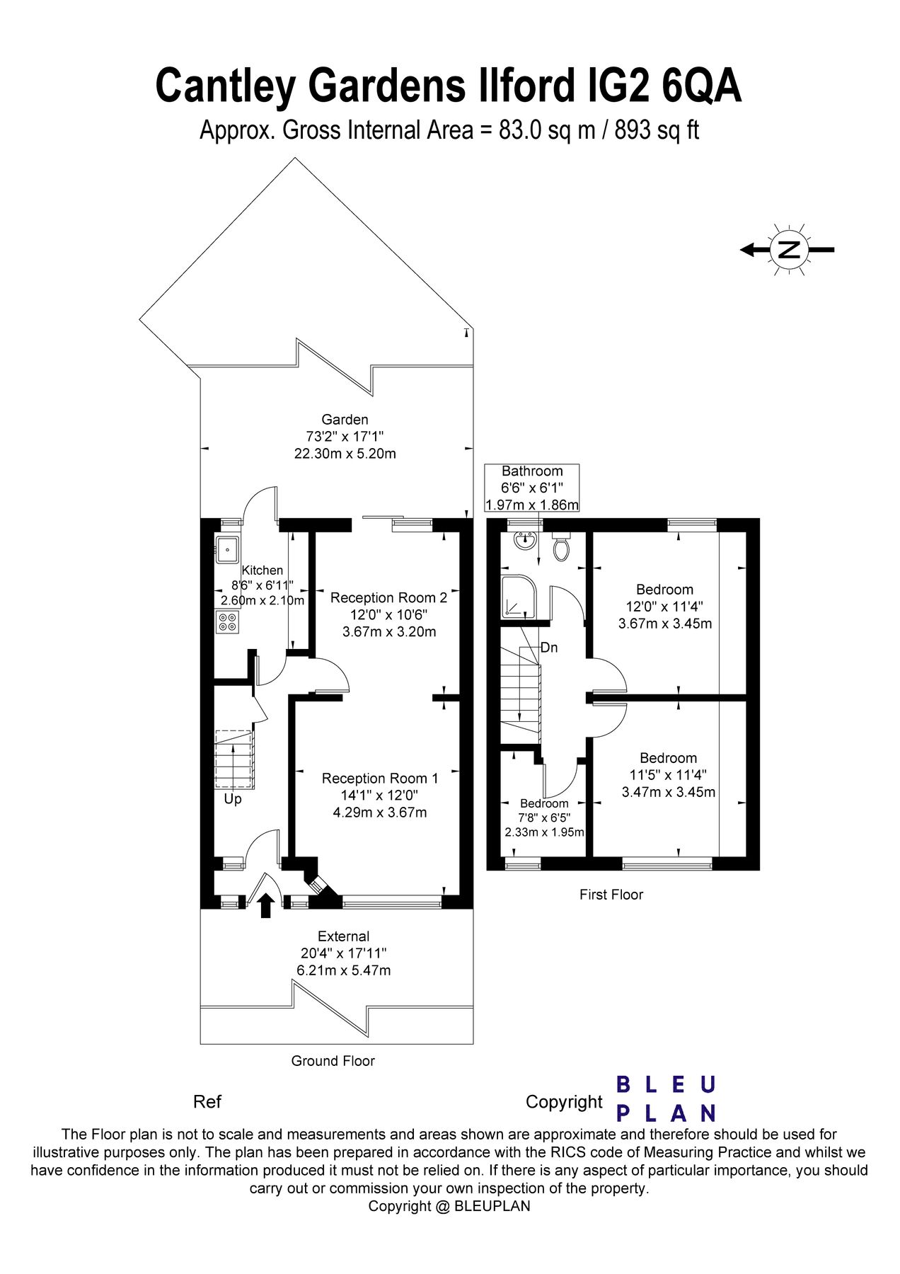 3 bed terraced house for sale in Cantley Gardens, Ilford IG2 Zoopla