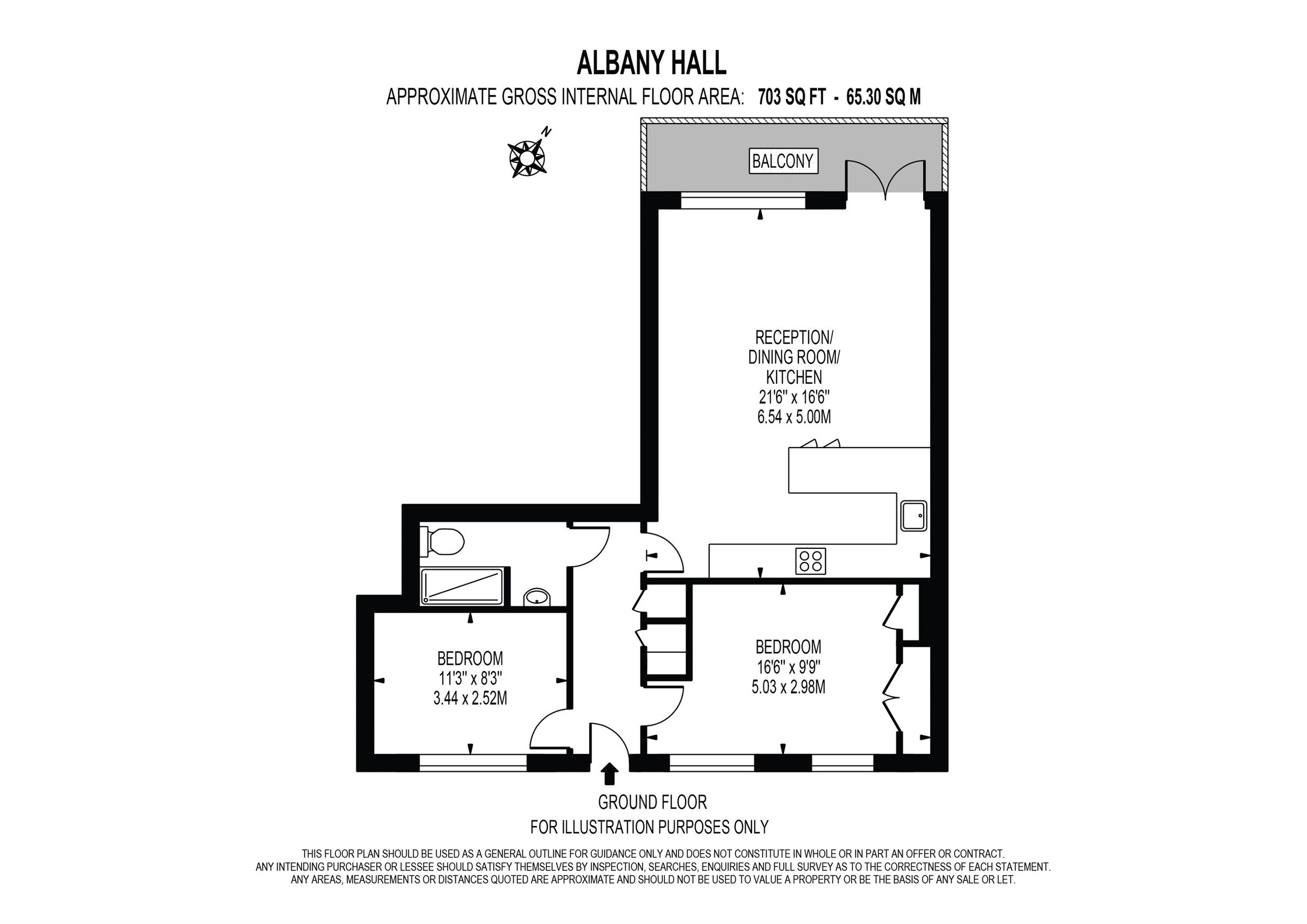 2 bed for sale in Green Lane, The Hamptons, Worcester Park