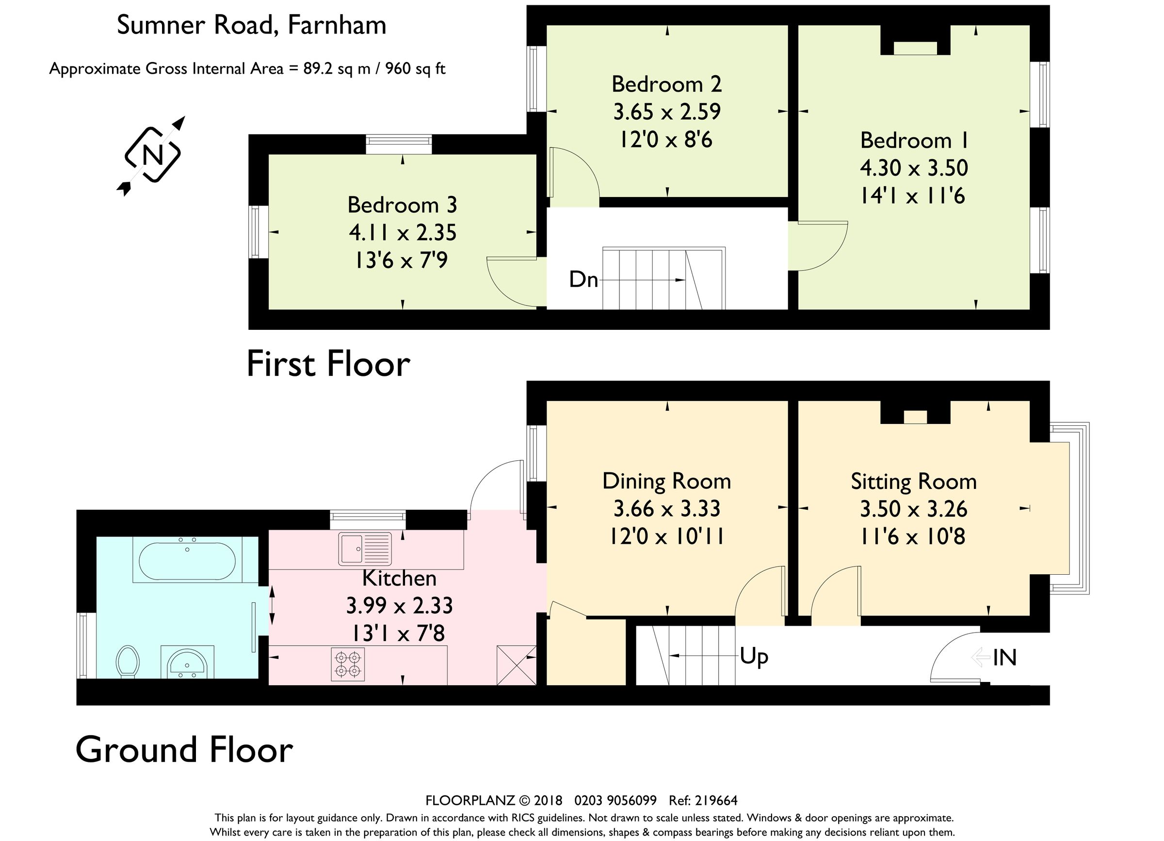 3 bed terraced house for sale in Sumner Road, Farnham, Surrey GU9 Zoopla
