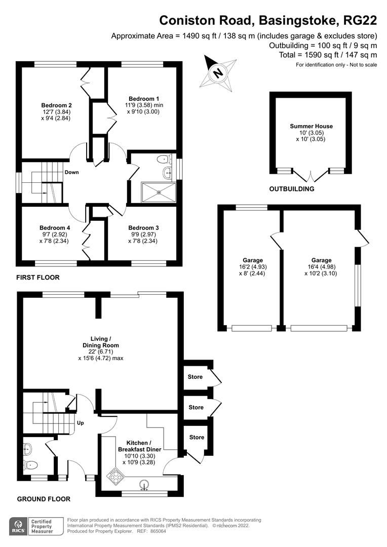 4 bed detached house for sale in Coniston Road, Basingstoke RG22 Zoopla