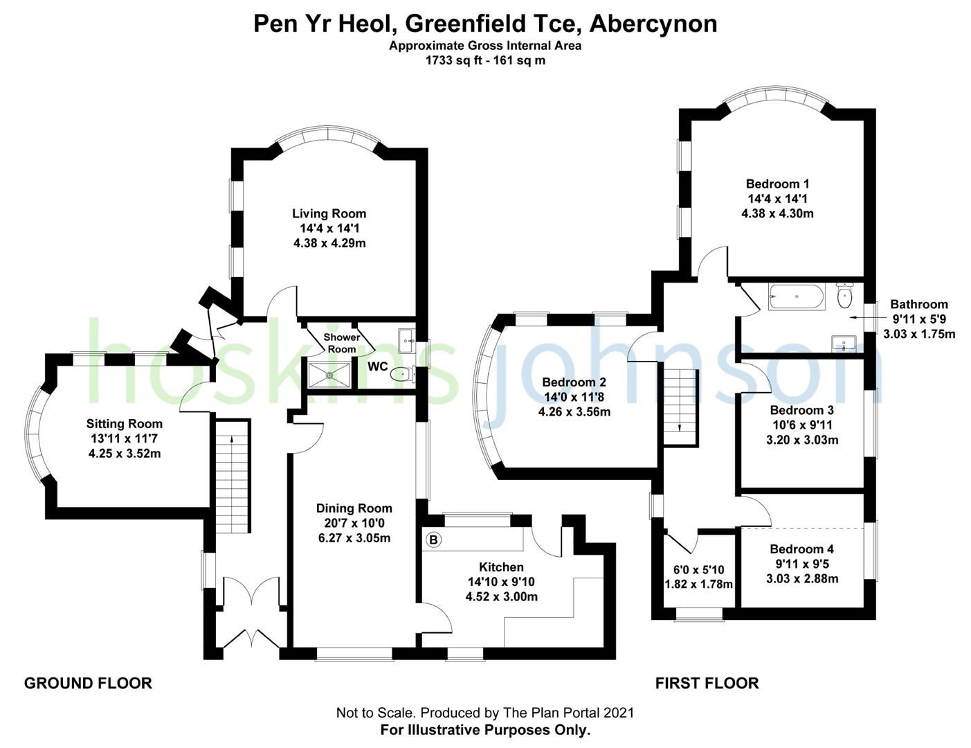 4 bed detached house for sale in Greenfield Terrace, Abercynon