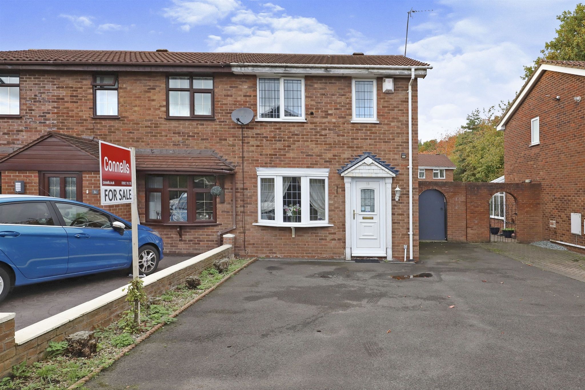 2 bed semidetached house for sale in Hawkswell Drive, Willenhall WV13