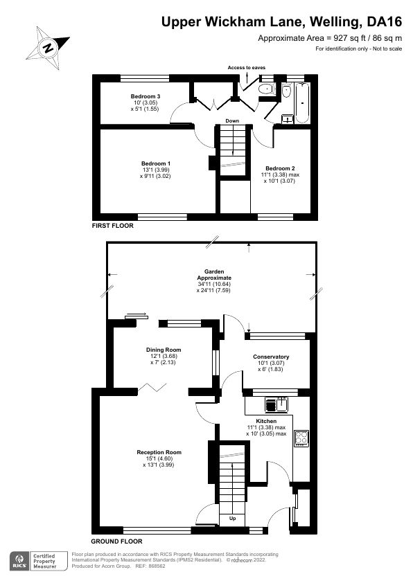 3 bed terraced house for sale in Upper Wickham Lane, Welling DA16 Zoopla